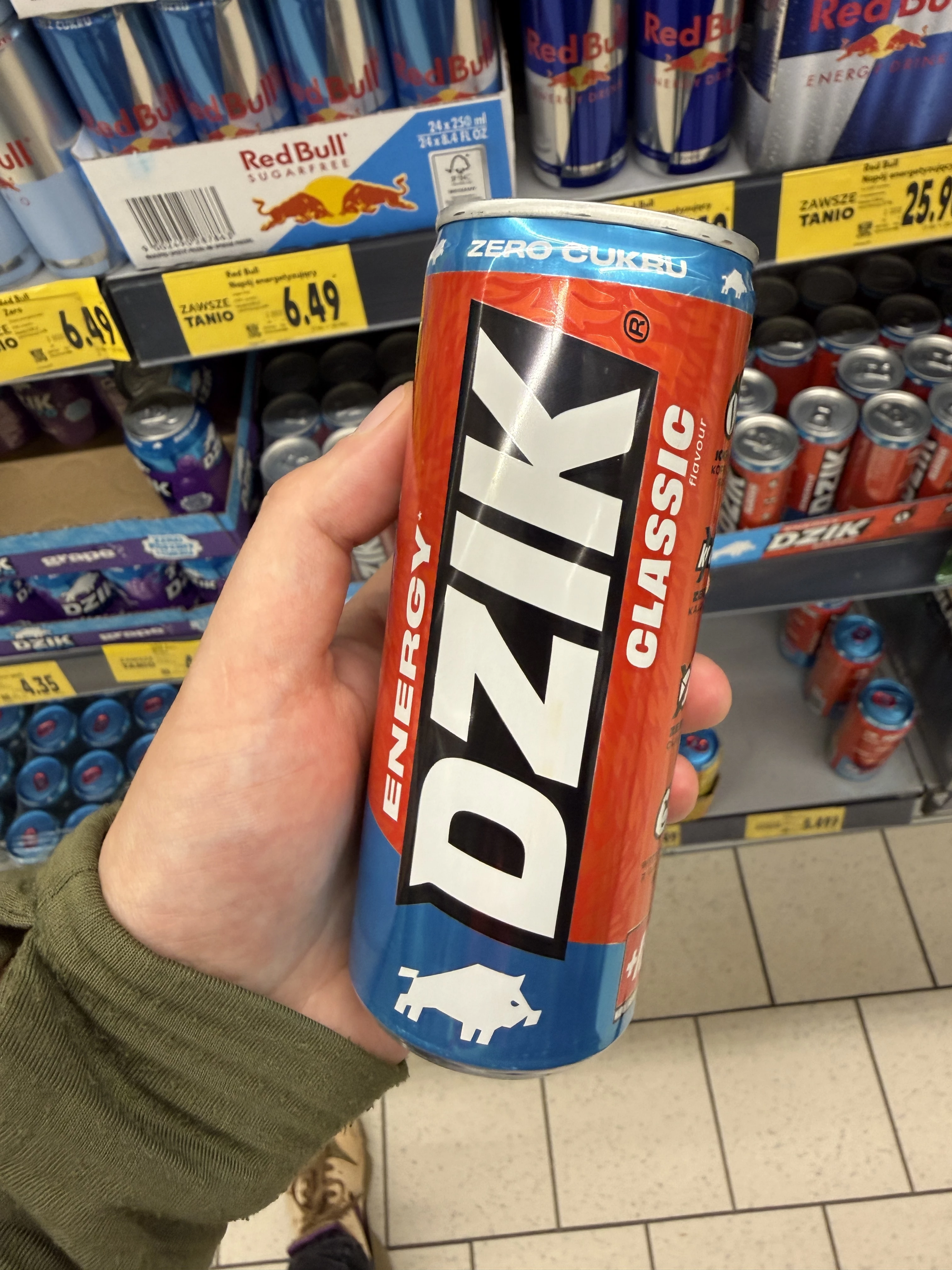 Dzik Energy Classic Zero Cukru | 250ml