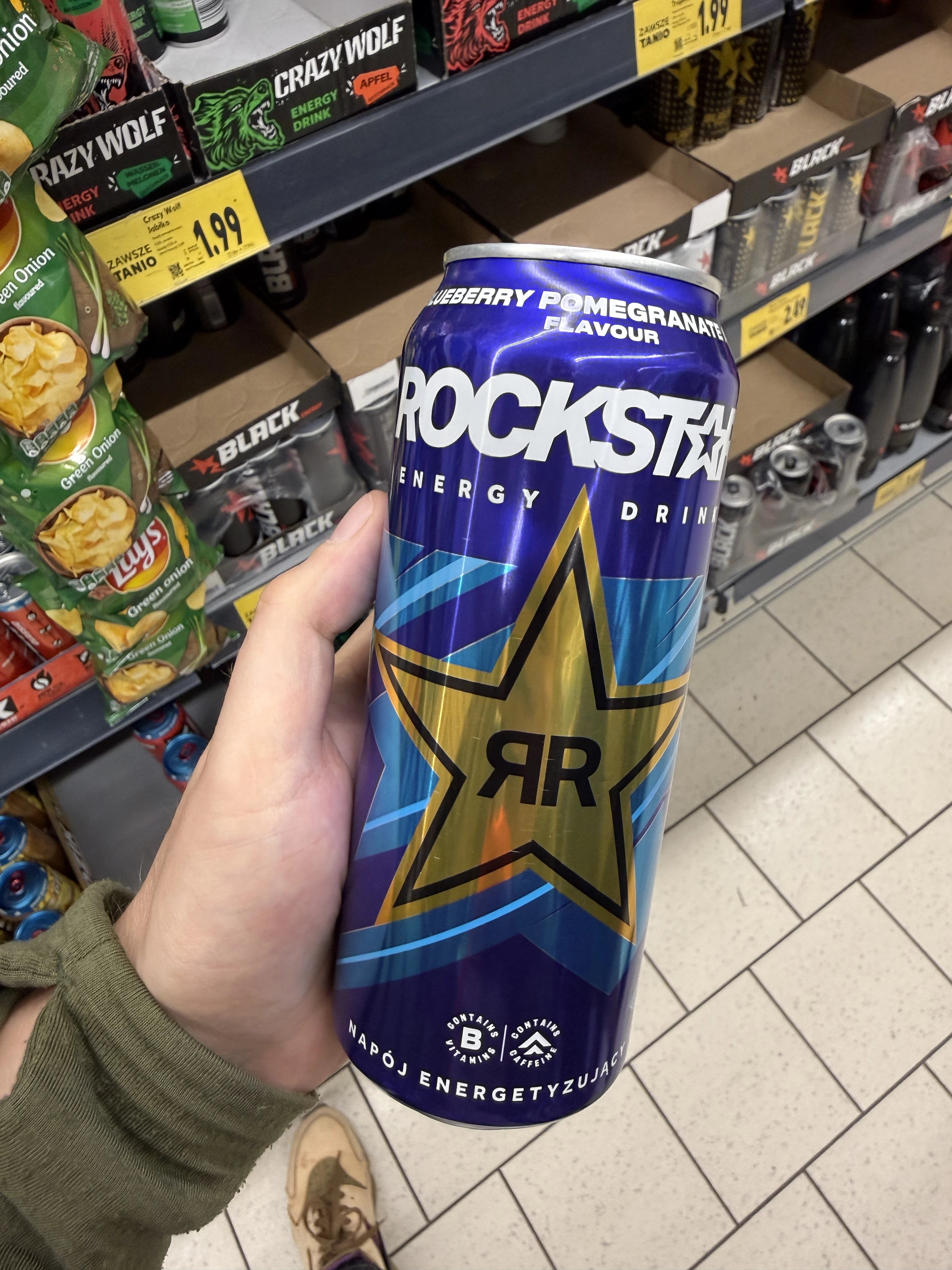 Rockstar Energy Drink Blueberry Pomegranate | 500ml