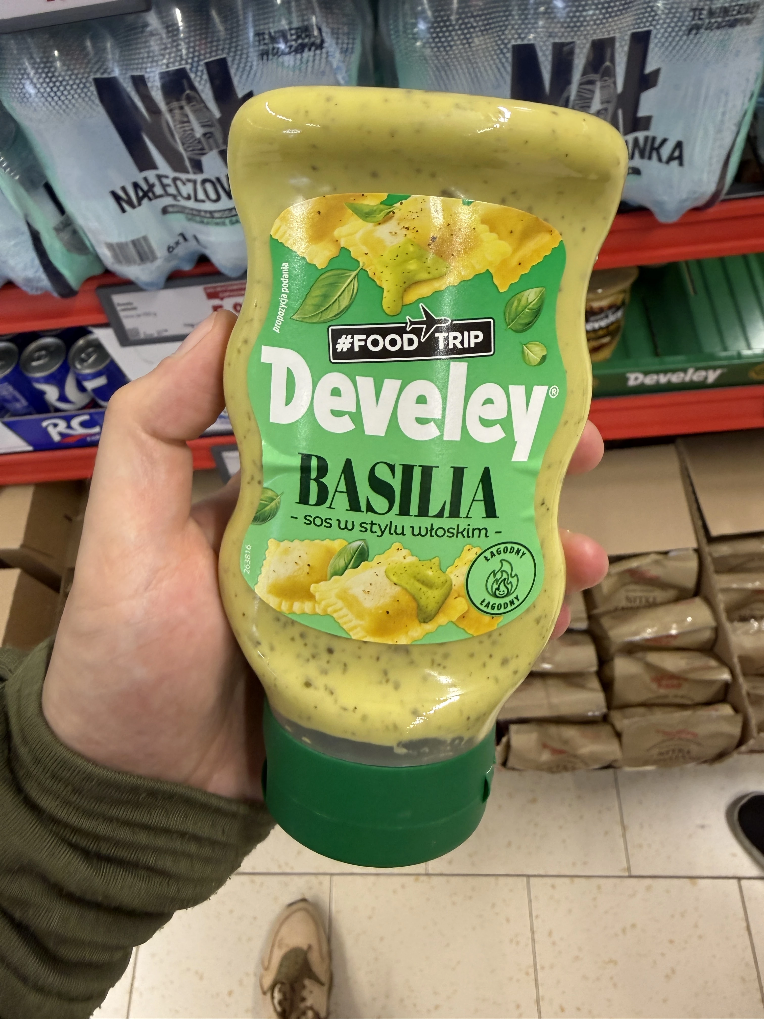 Develey Sos Basilia – sos w stylu włoskim | 315ml / 304g