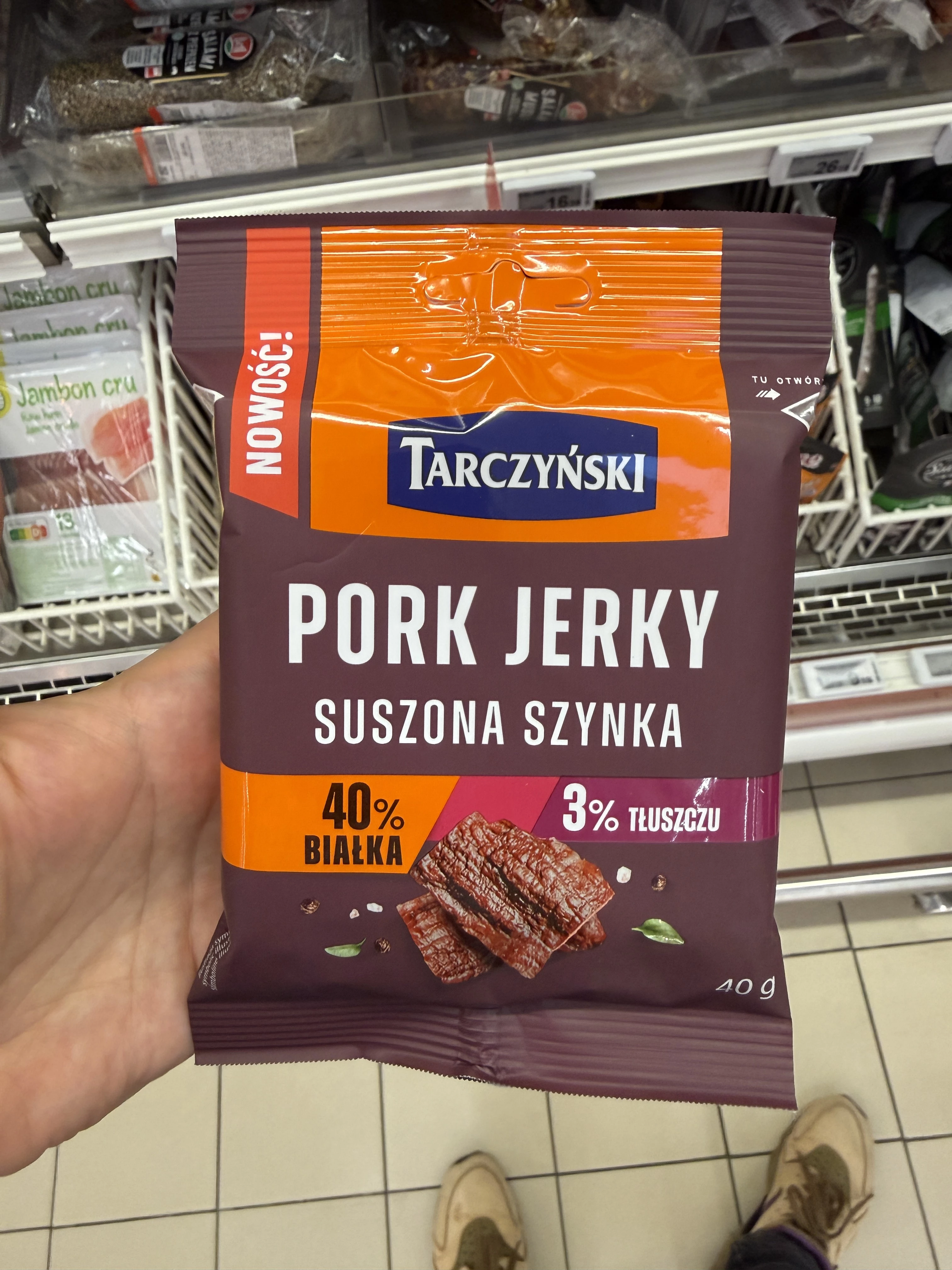 Tarczyński Pork Jerky Suszona szynka | 40g