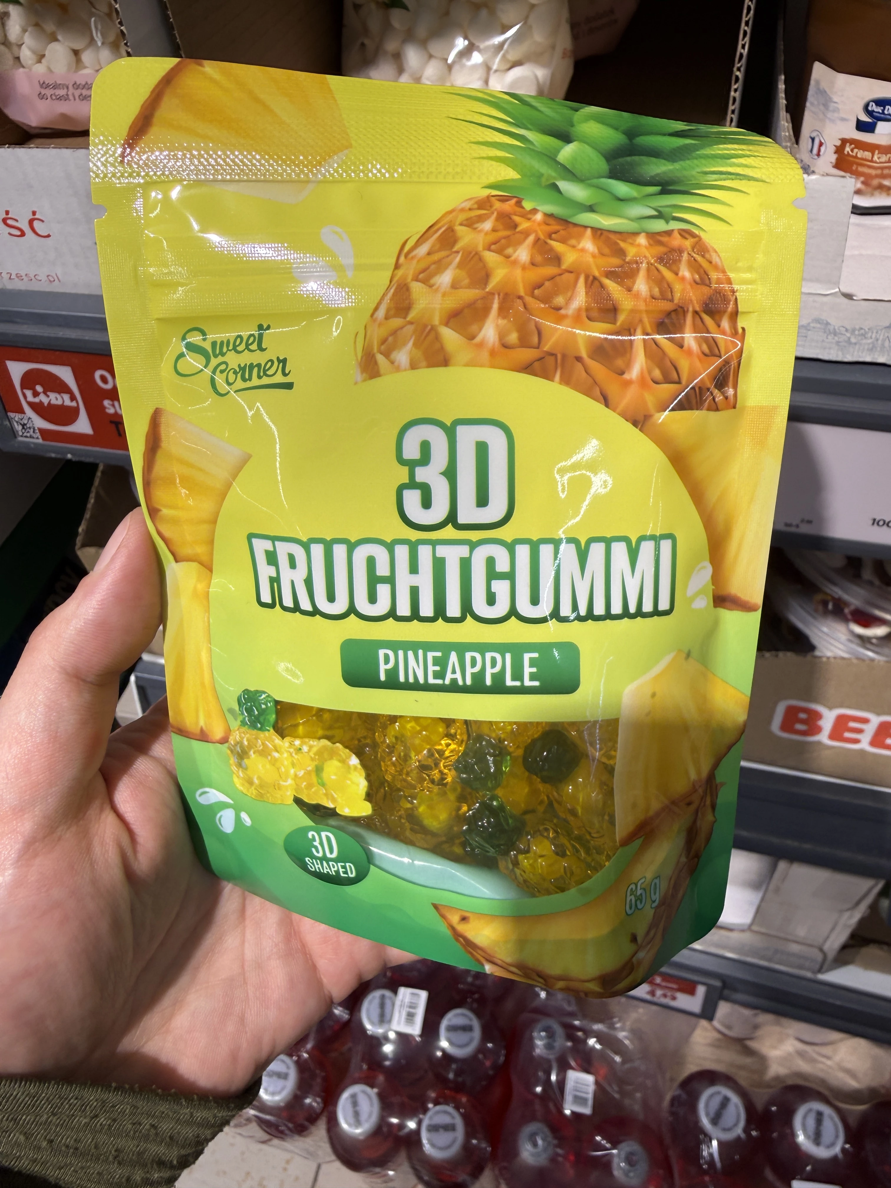 Sweet Corner 3D Fruchtgummi Pineapple | 65g