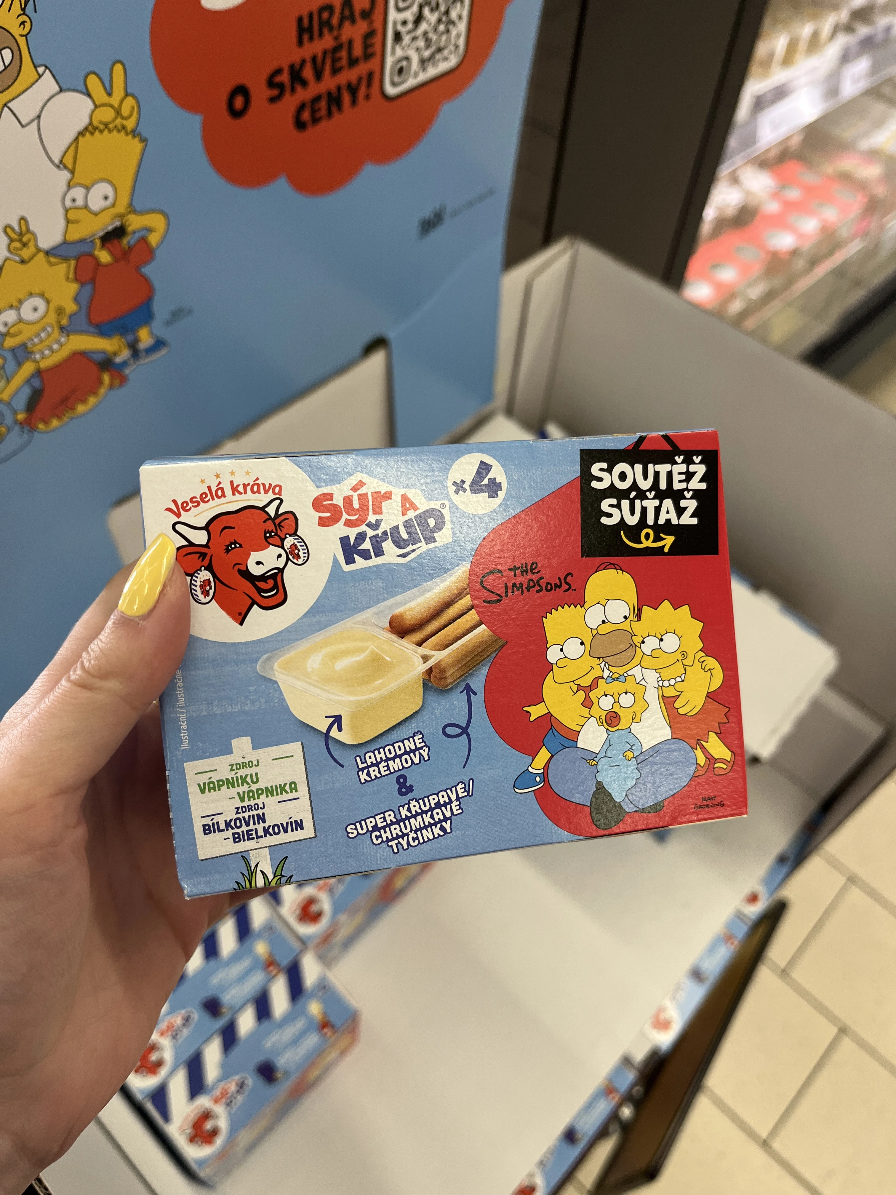 Veselá Kráva Sýr a Křup Family Přírodní | 4x35g