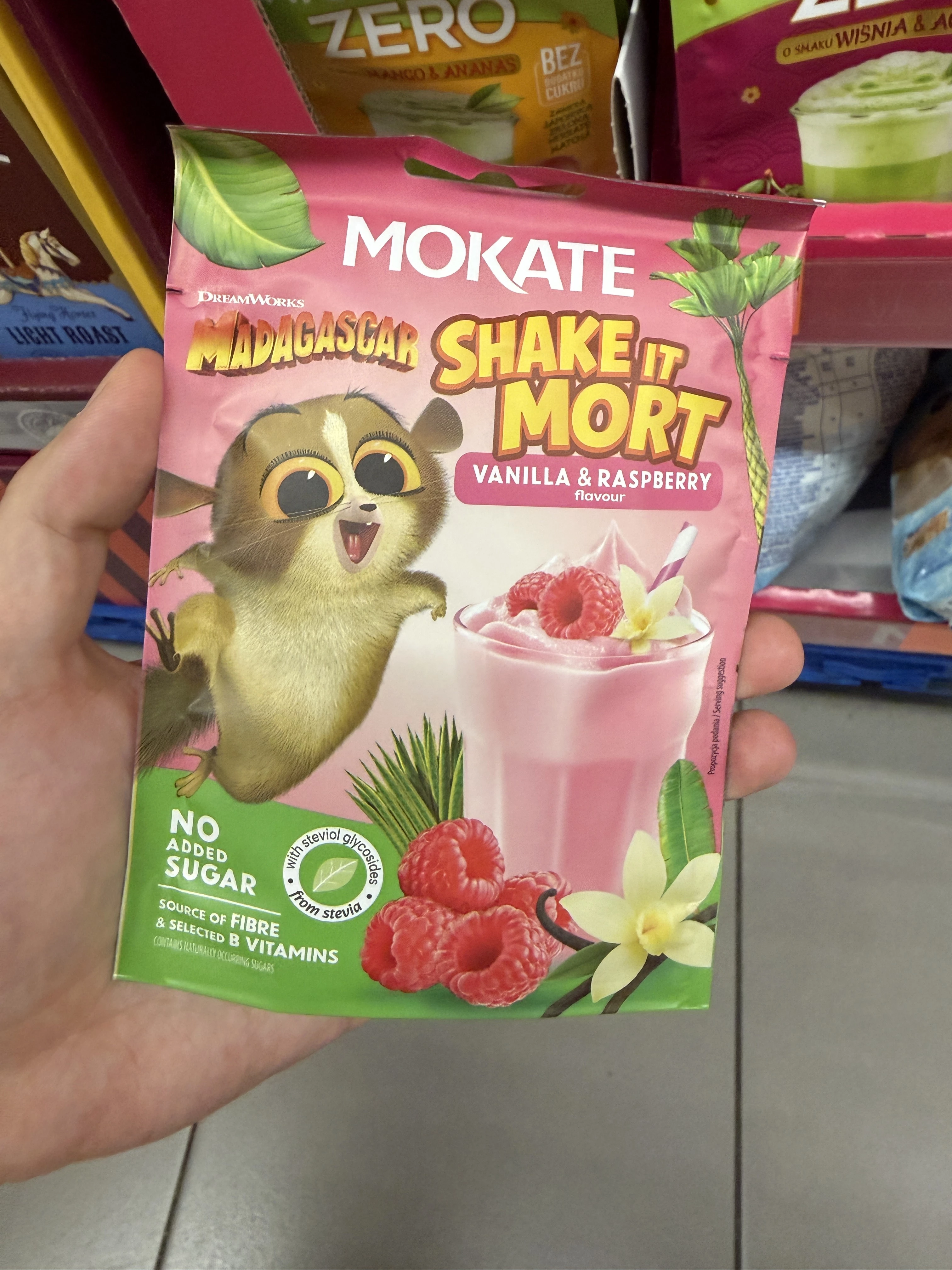 Mokate Madagascar Shake It Mort Vanilla & Raspberry | 27g