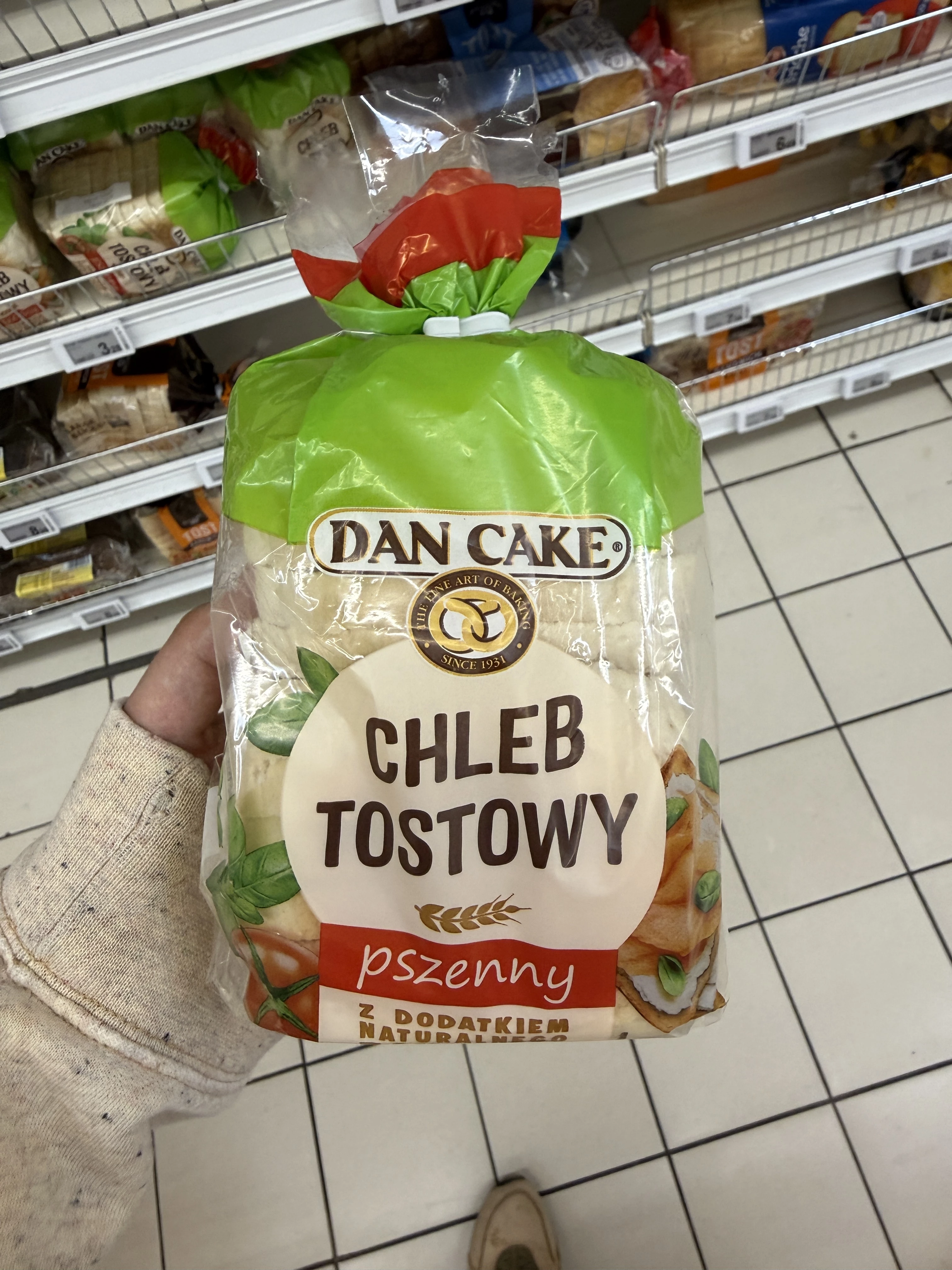 Dan Cake Chleb tostowy pszenny z dodatkiem naturalnego zakwasu pszennego | 250g