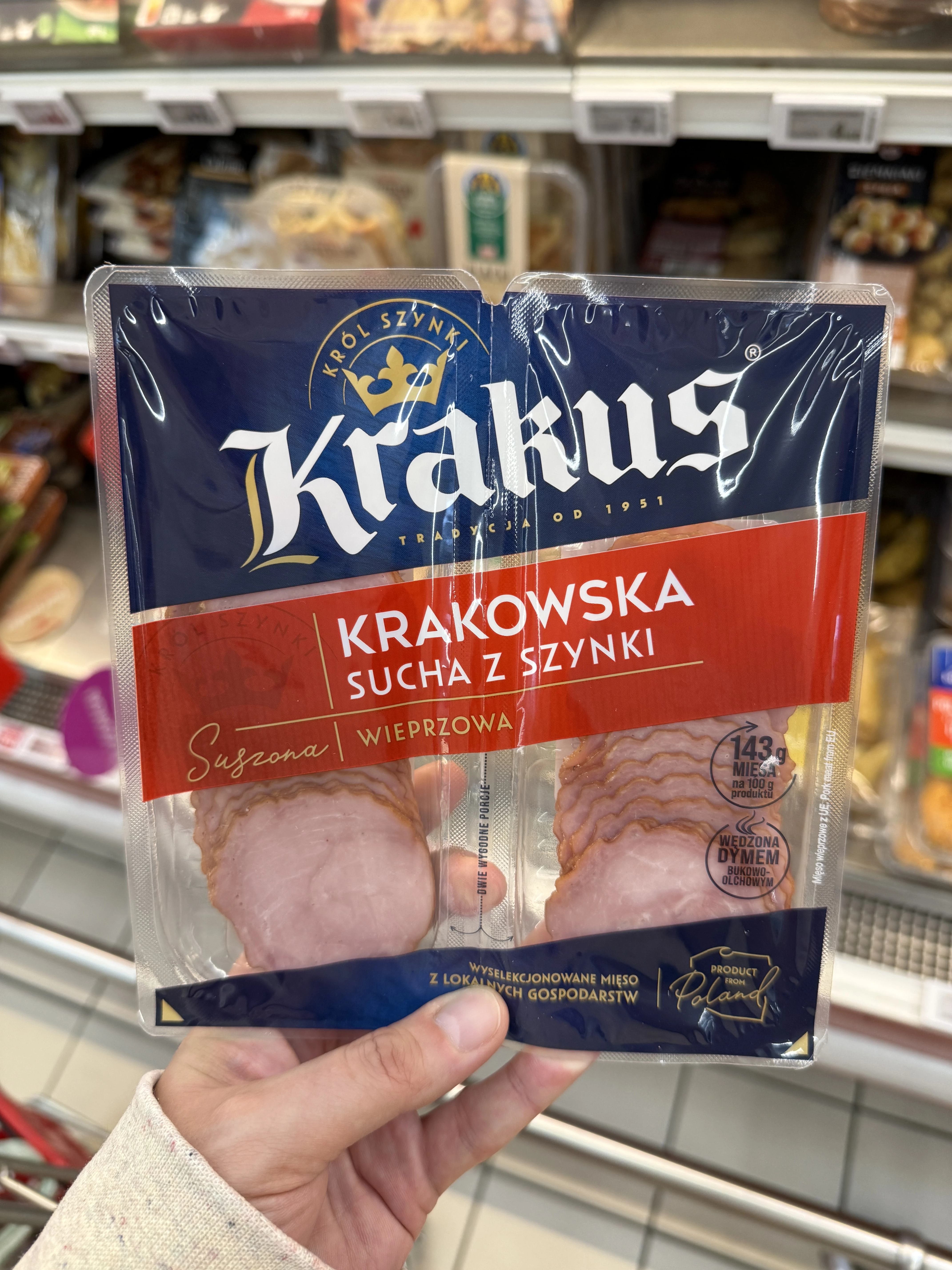 Krakus Krakowska Sucha z Szynki | 80g