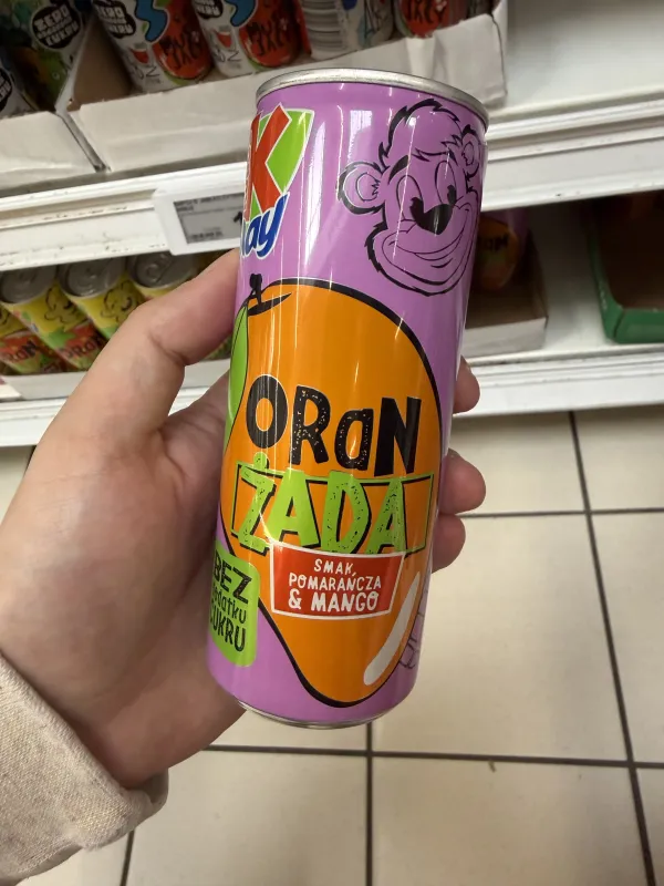 Kubuś Play Oranżada pomarańcza mango | 250ml