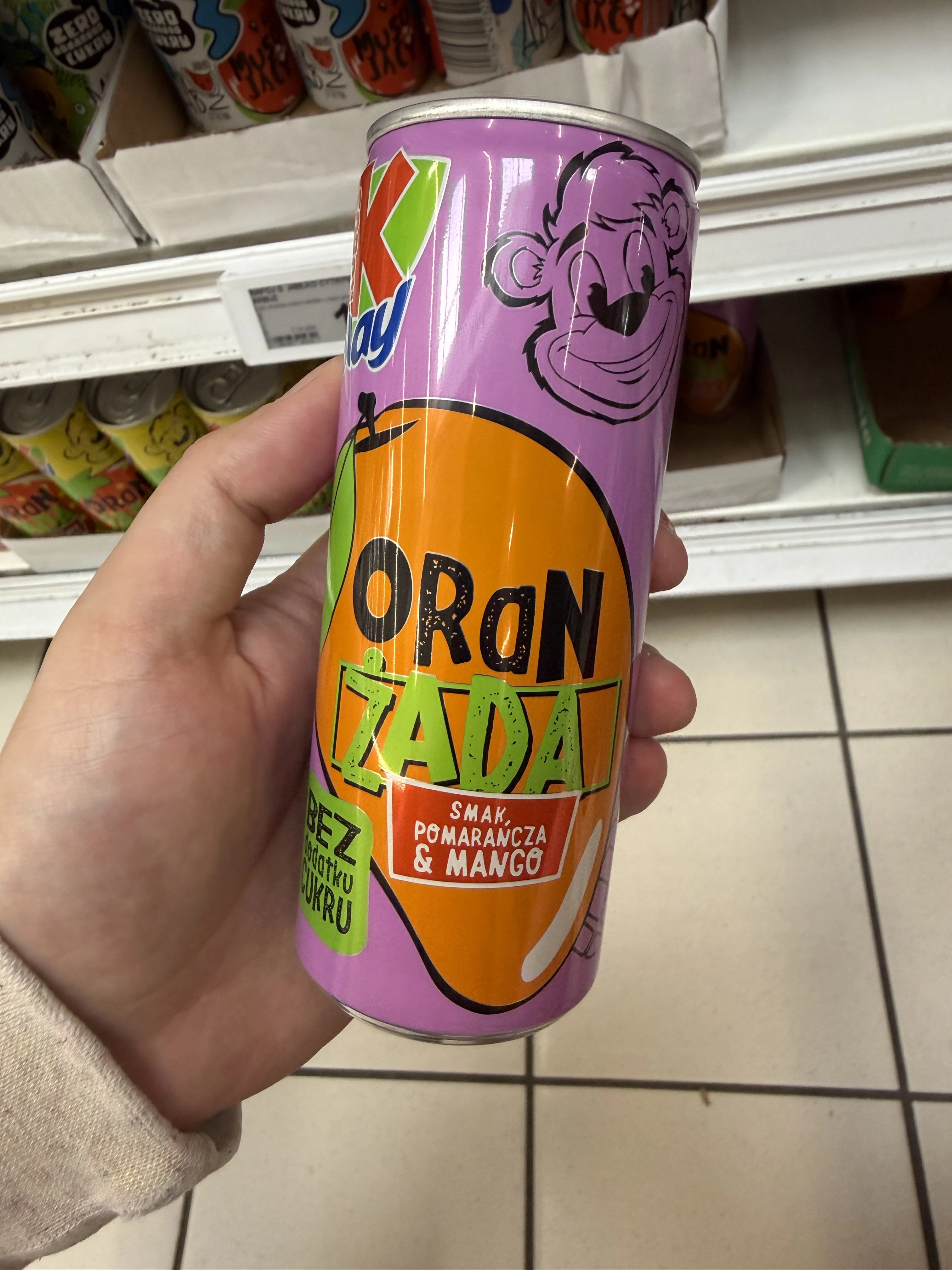 Kubuś Play Oranżada pomarańcza mango | 250ml
