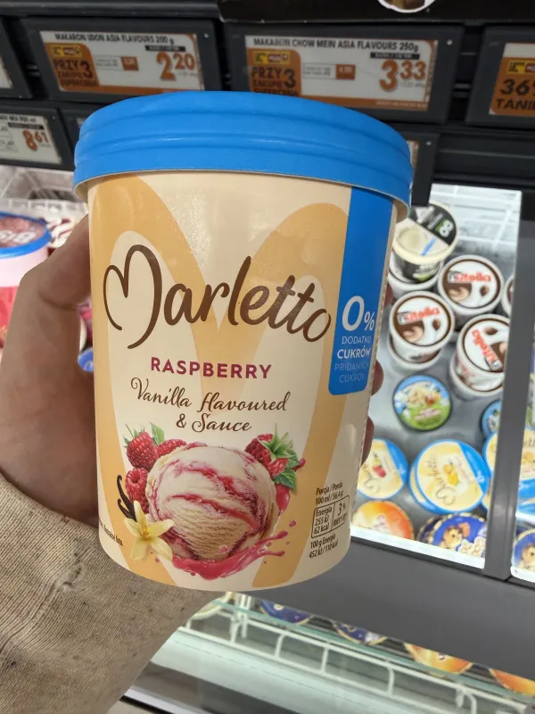 Marletto Raspberry Vanilla Flavoured & Sauce | 500ml