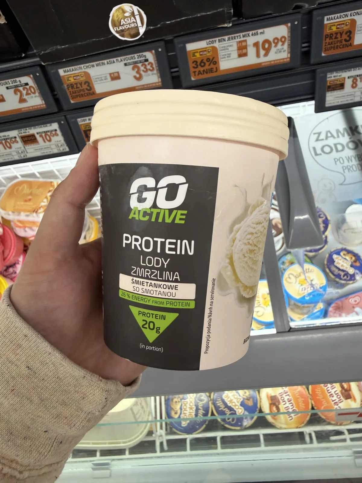 Lody proteinowe Go Active | 460ml