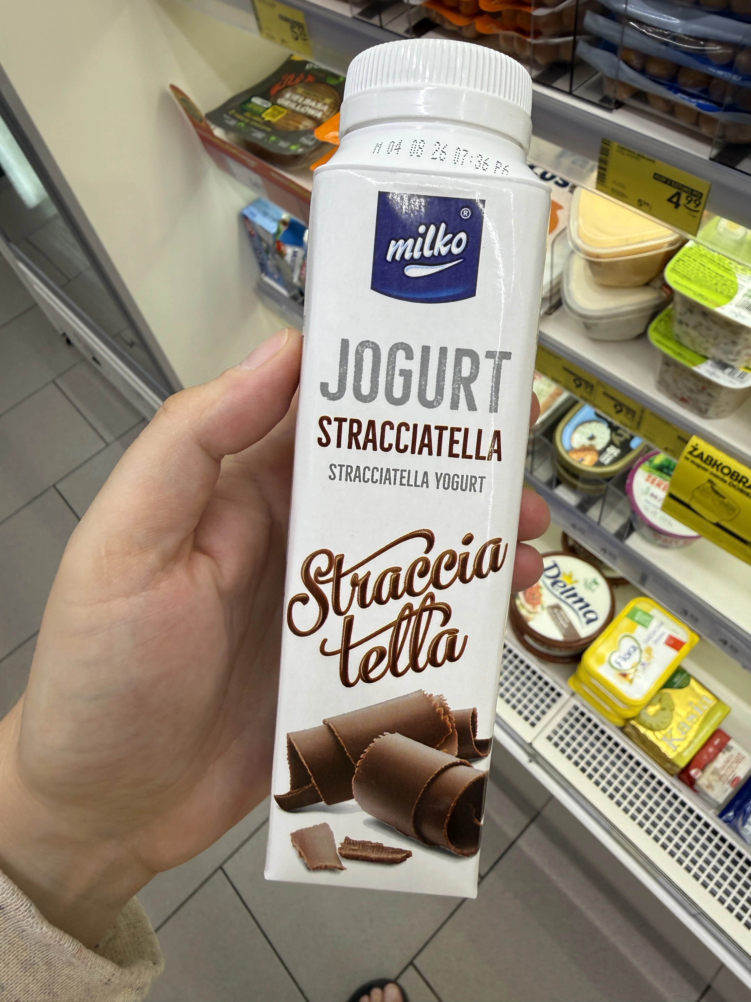 Milko Jogurt pitny stracciatella | 330ml