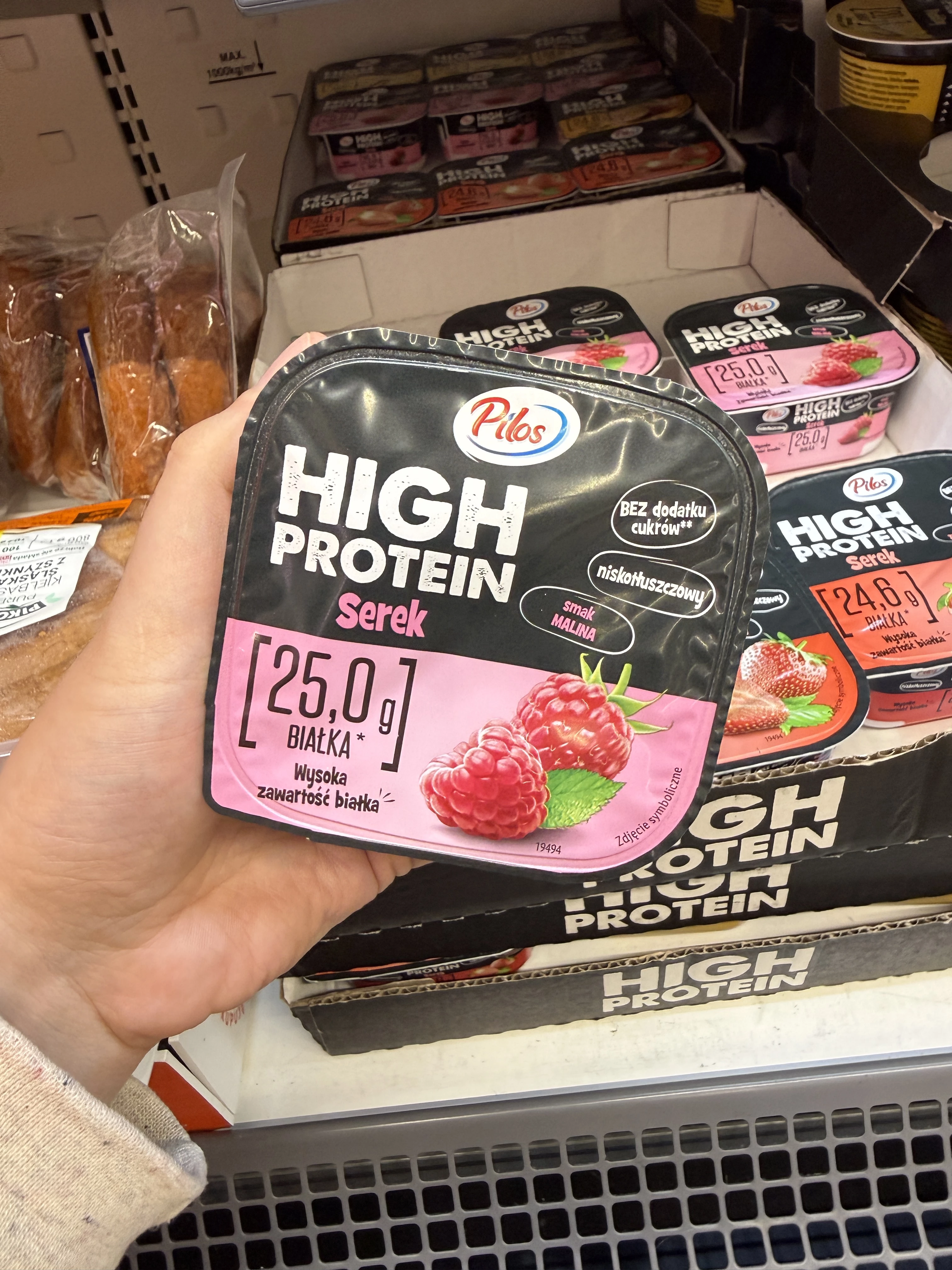 Pilos High Protein Serek smak malina | 200g