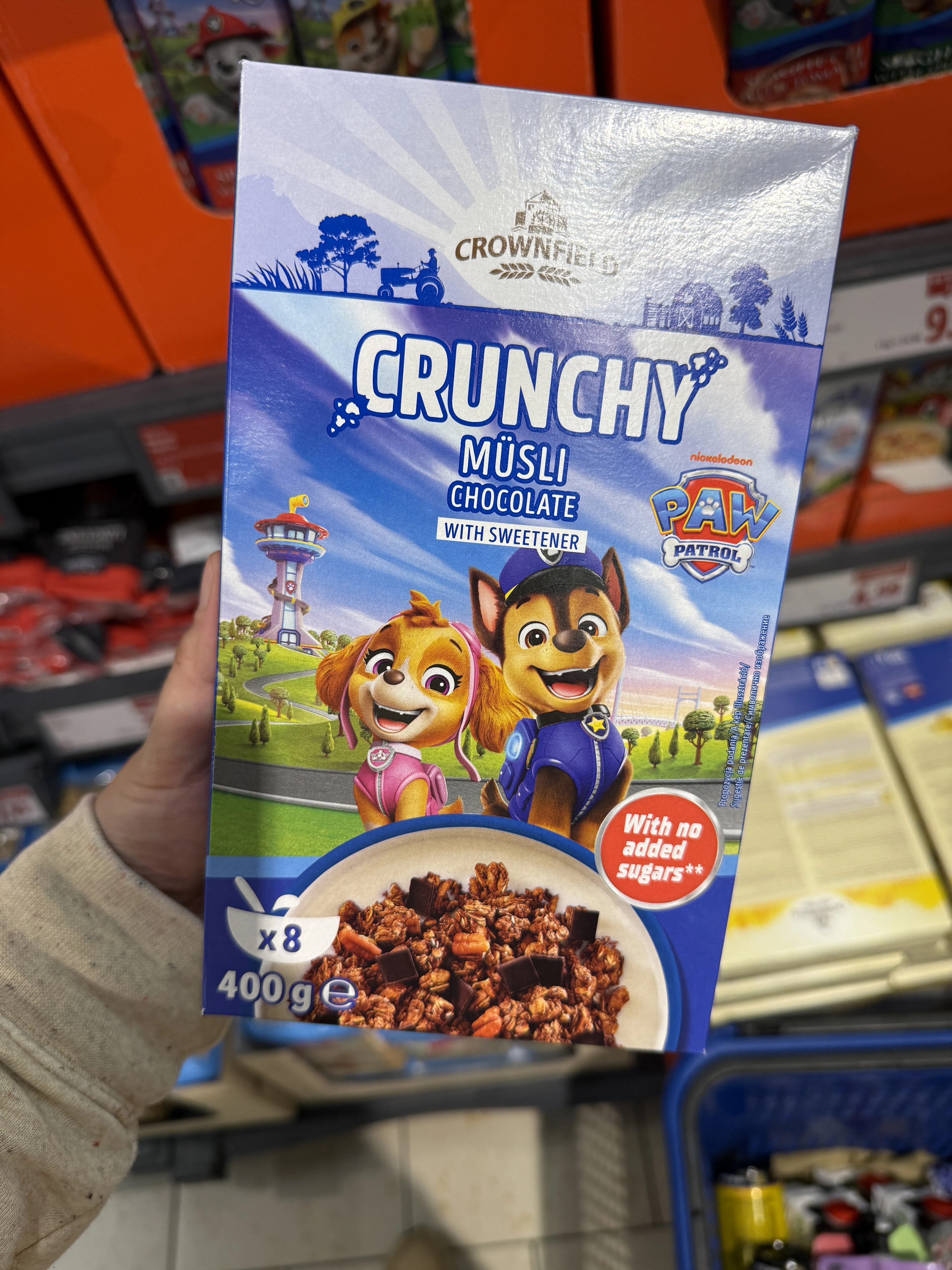 Crownfield Crunchy Müsli Chocolate Paw Patrol | 400g