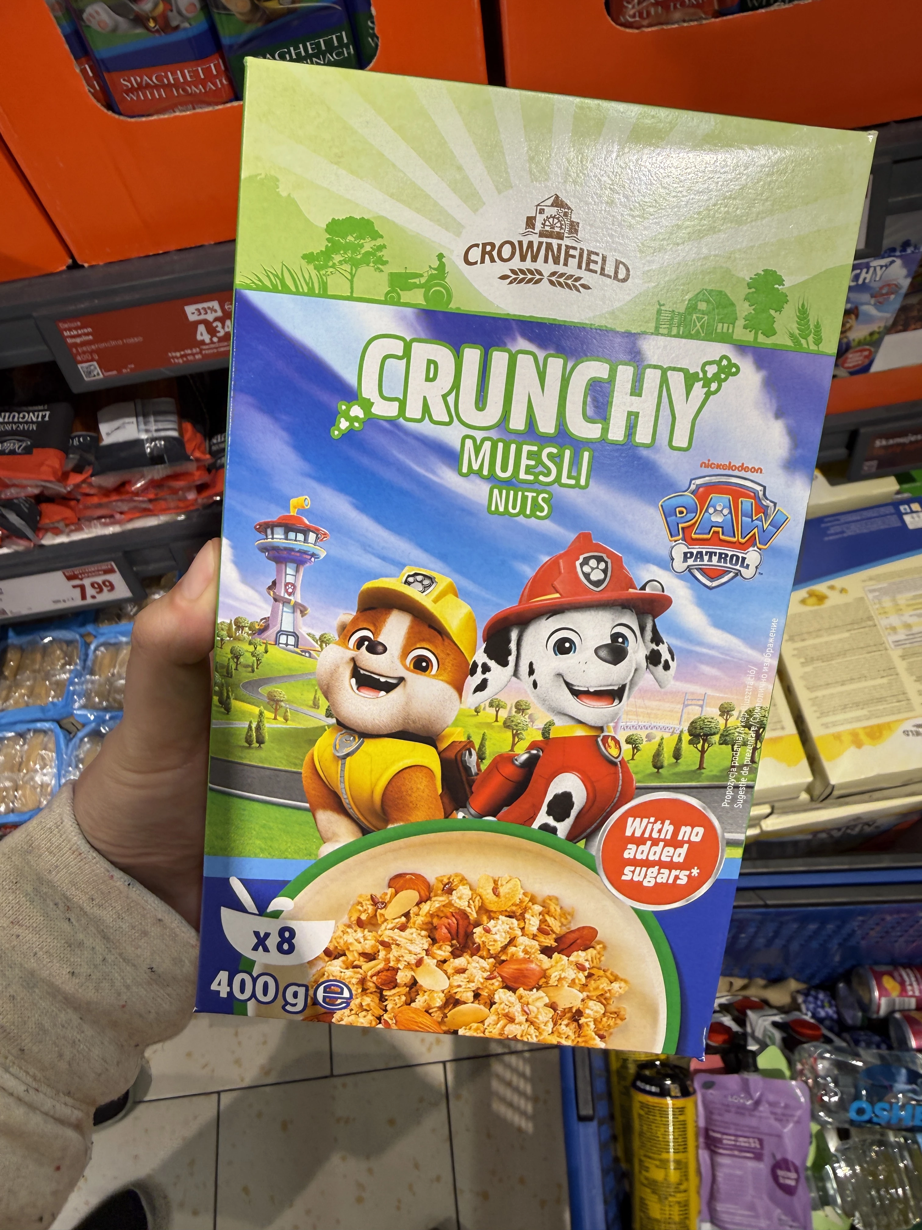 Crownfield Crunchy Muesli Nuts (Paw Patrol) | 400g