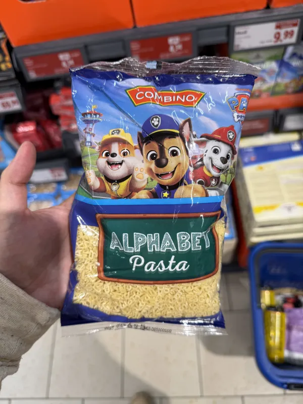 Combino Makaron Alphabet Pasta Psi Patrol | 500g