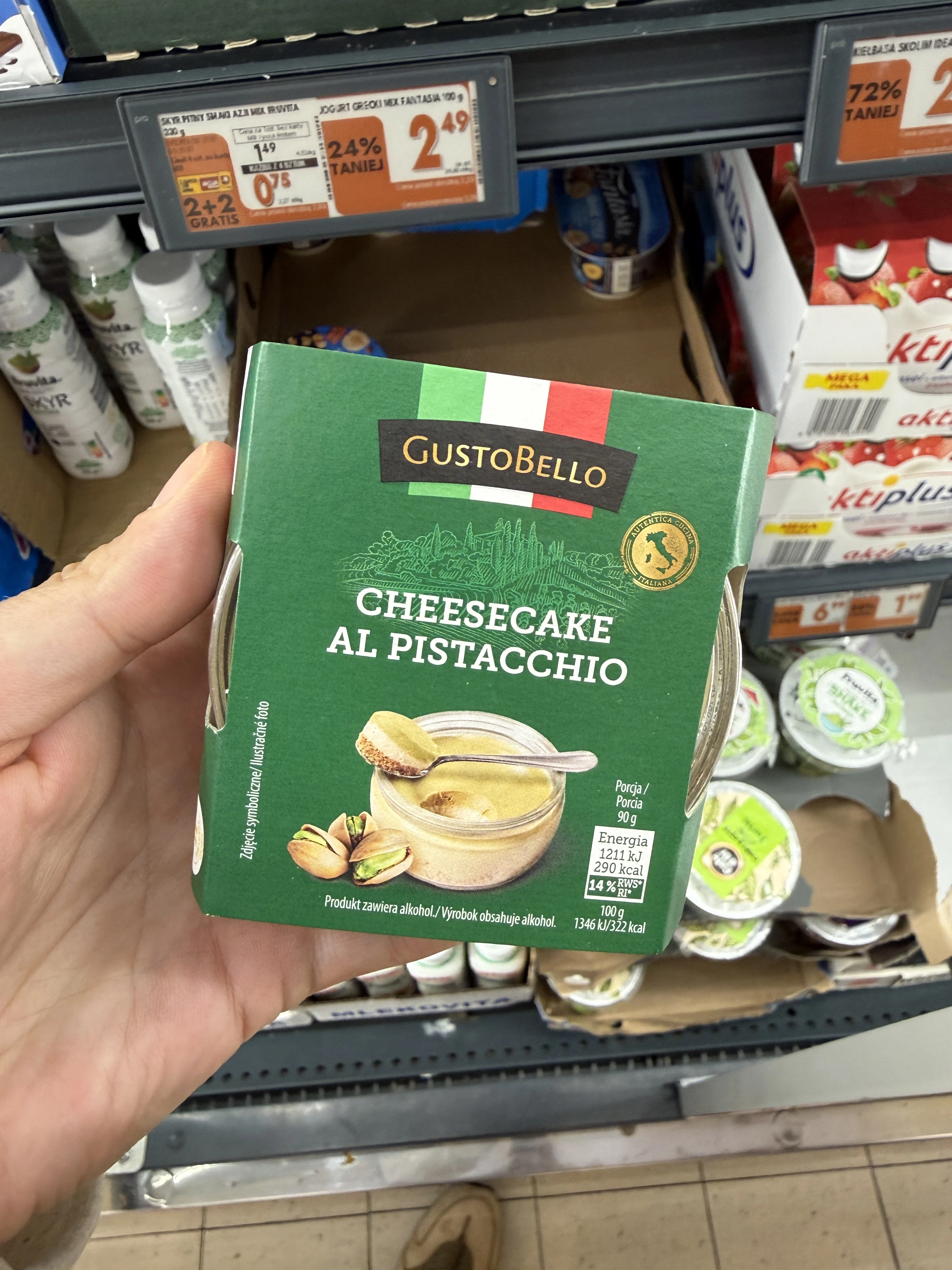 GustoBello Cheesecake al Pistacchio | 90g