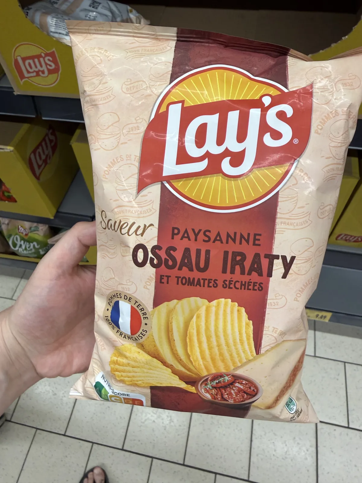 Lay’s Chips Paysanne Saveur Ossau Iraty et Tomates Séchées | 120g