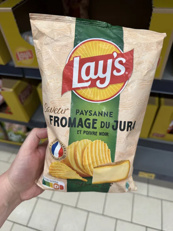 Lay’s Paysanne Fromage du Jura et Poivre Noir | 120g