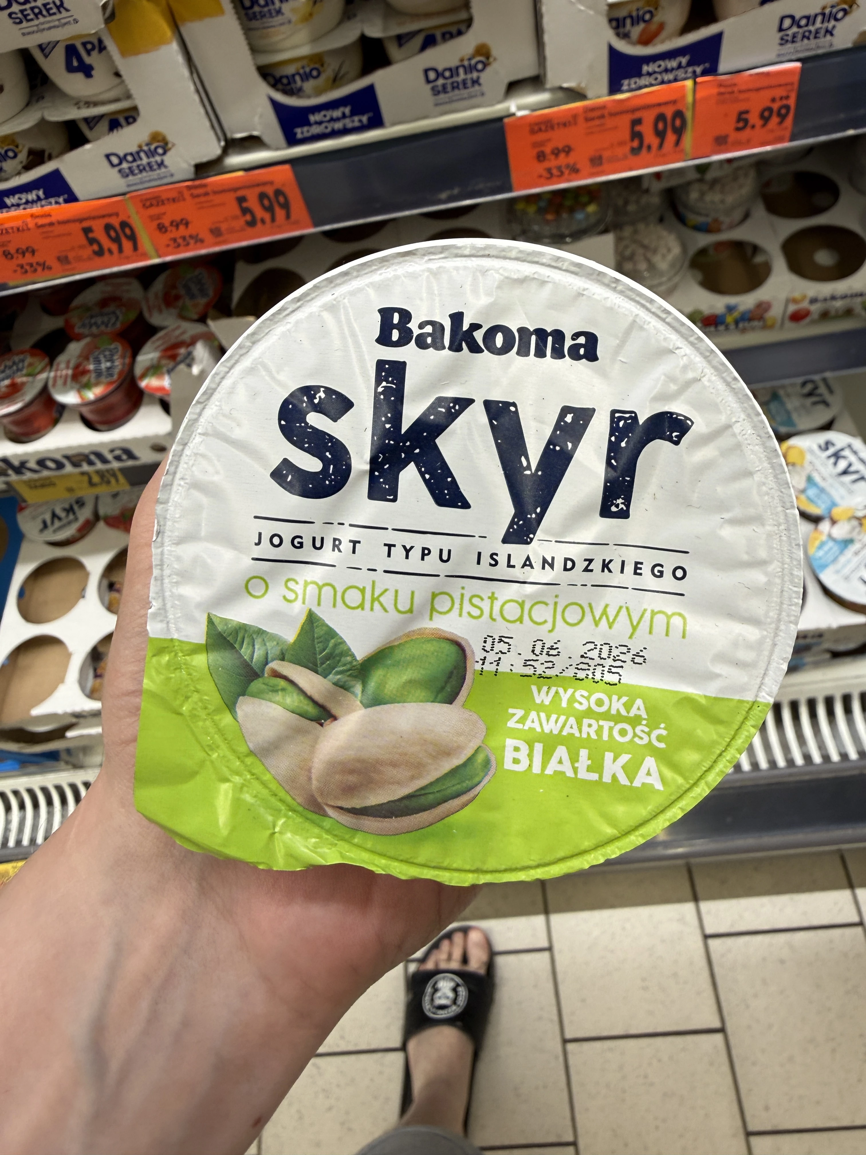Bakoma Skyr jogurt pistacjowy | 150g
