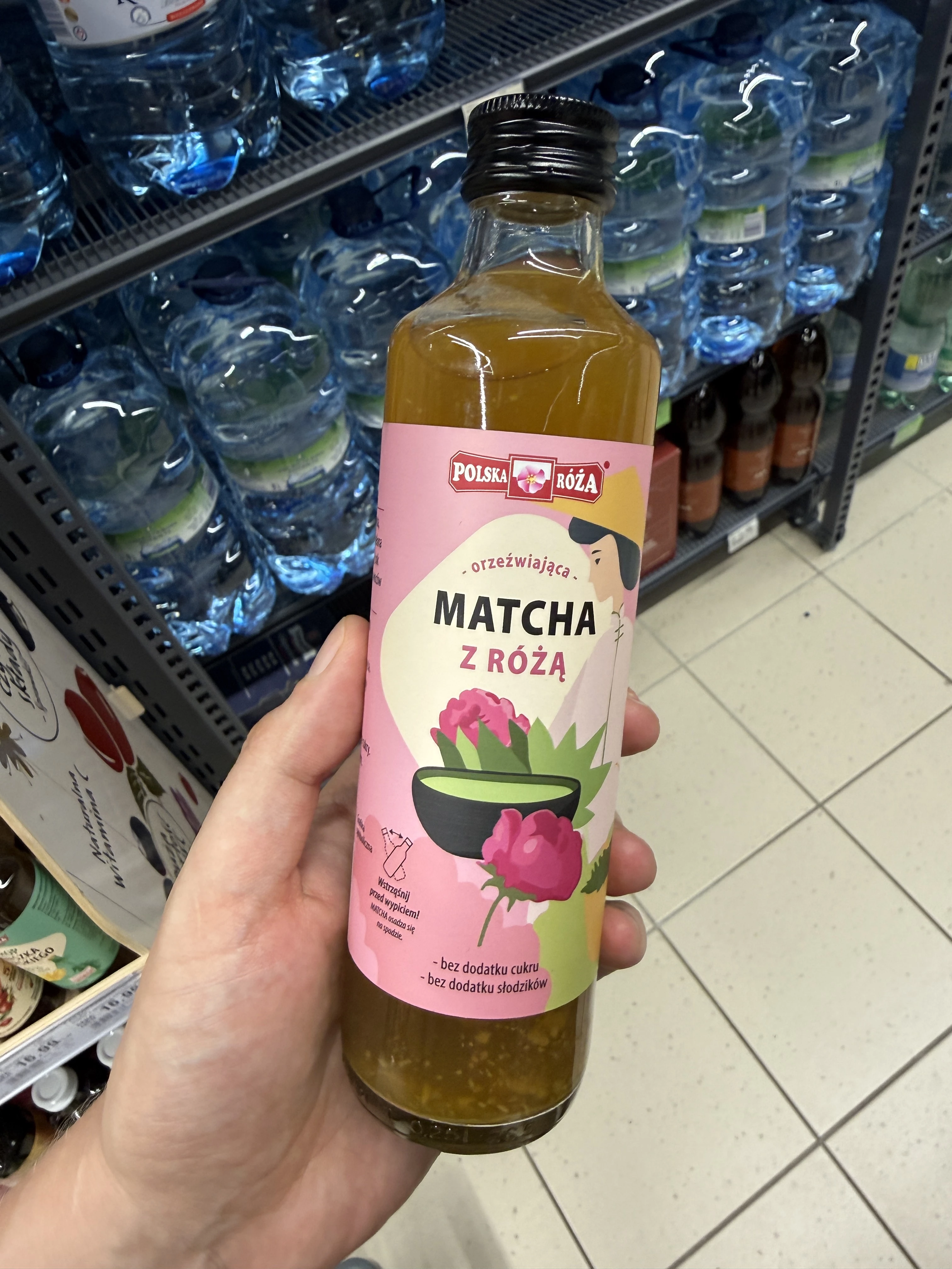 Polska Róża Herbata Matcha z Różą  | 250ml