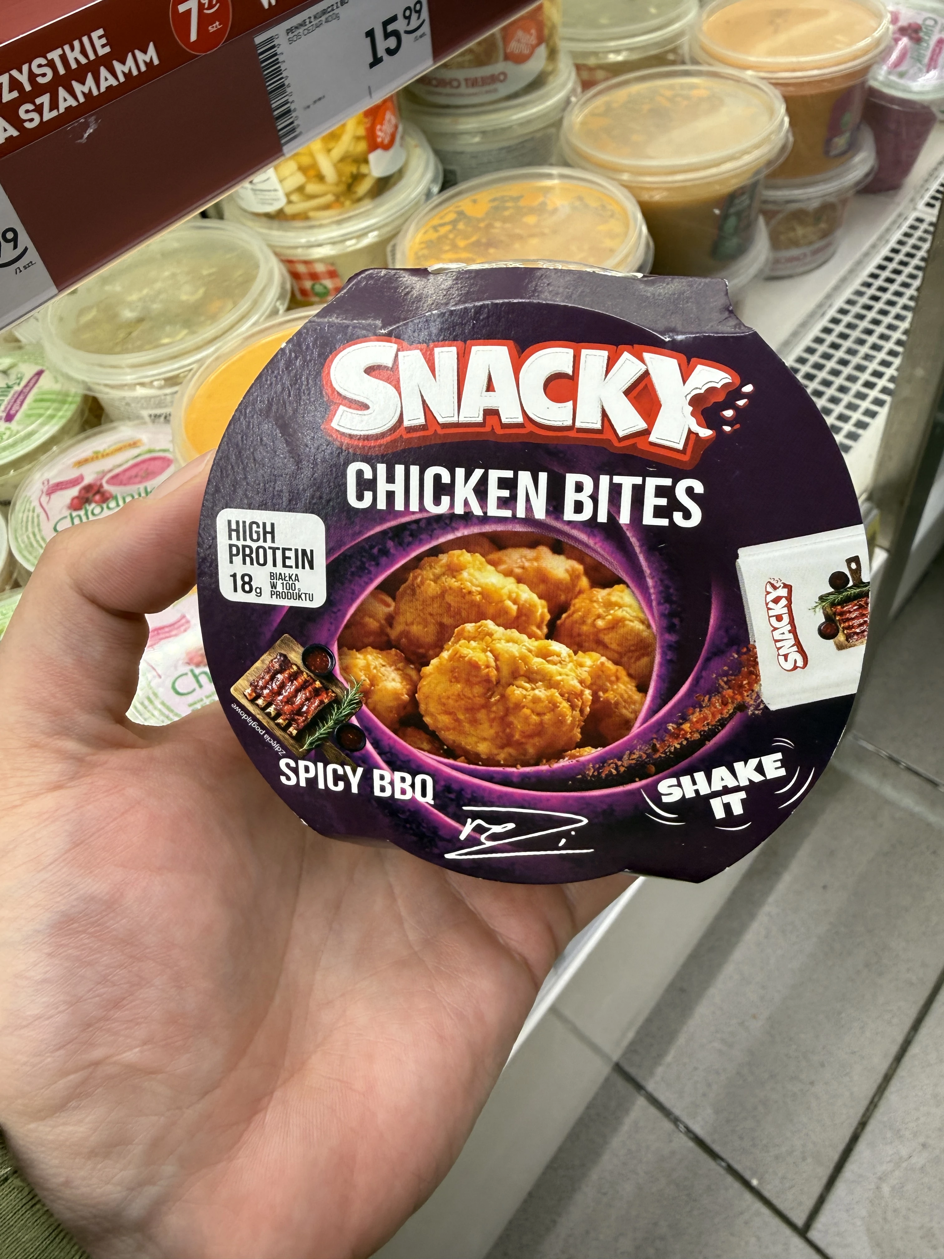 Snacky Chicken Bites Spicy BBQ | 72,5g