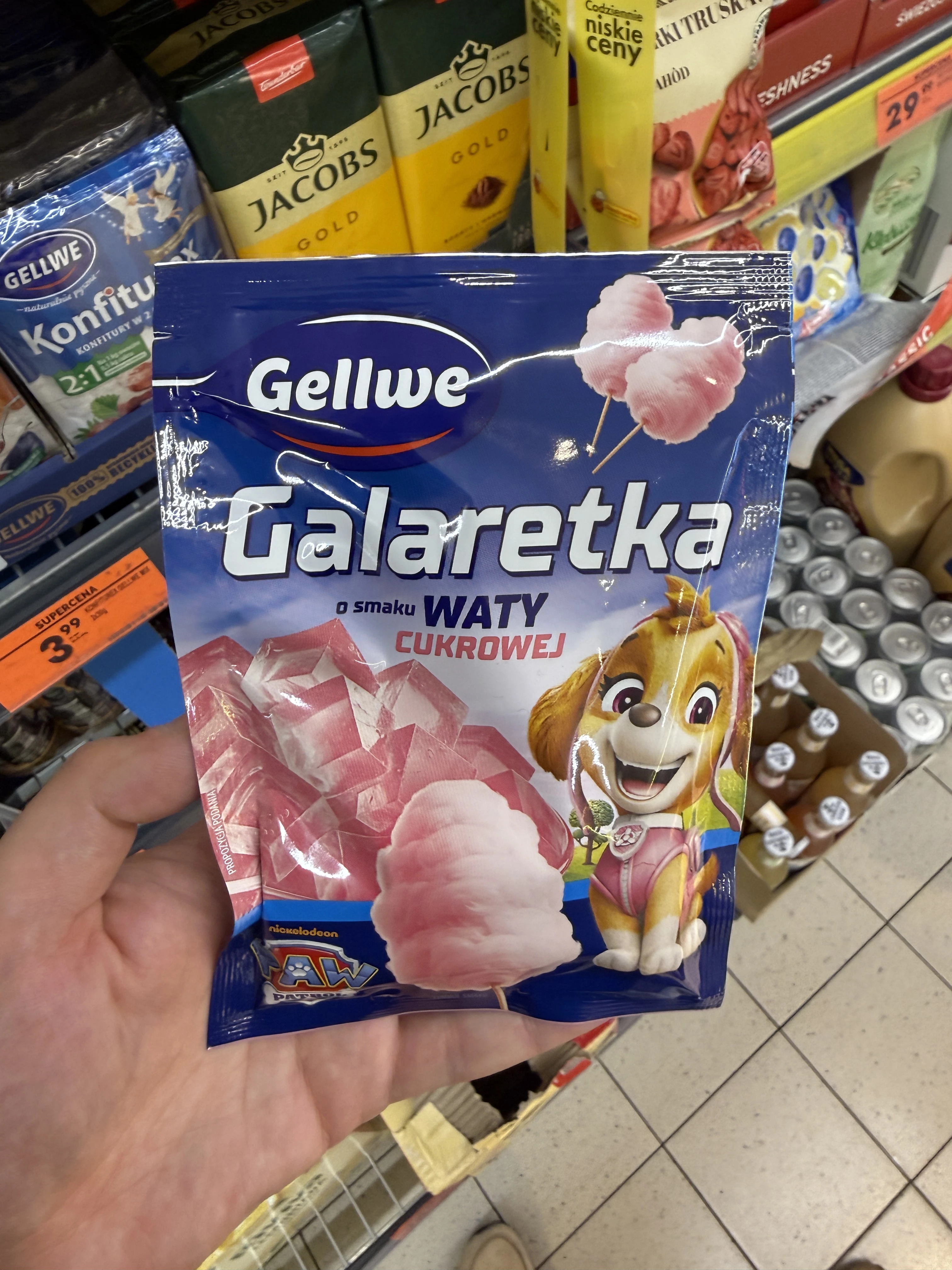 Gellwe Galaretka wata cukrowa Paw Patrol | 72g