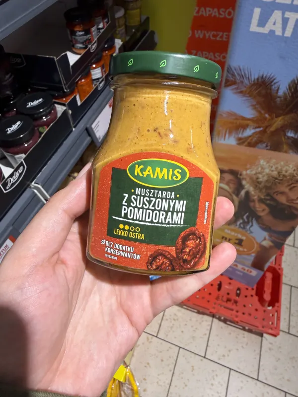 Kamis Musztarda z suszonymi pomidorami | 185g