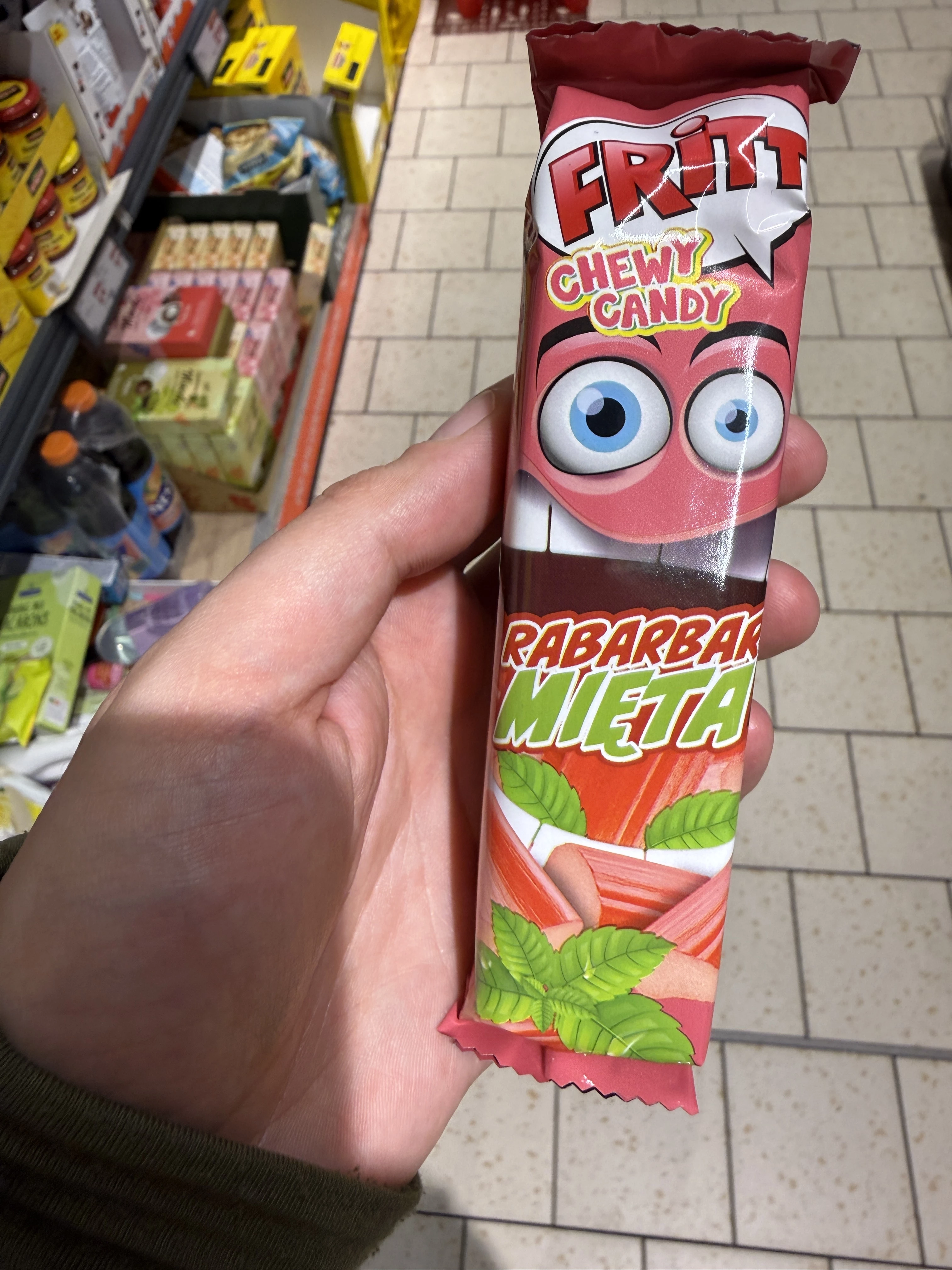 Fritt Chewy Candy Rabarbar Mięta | 70g