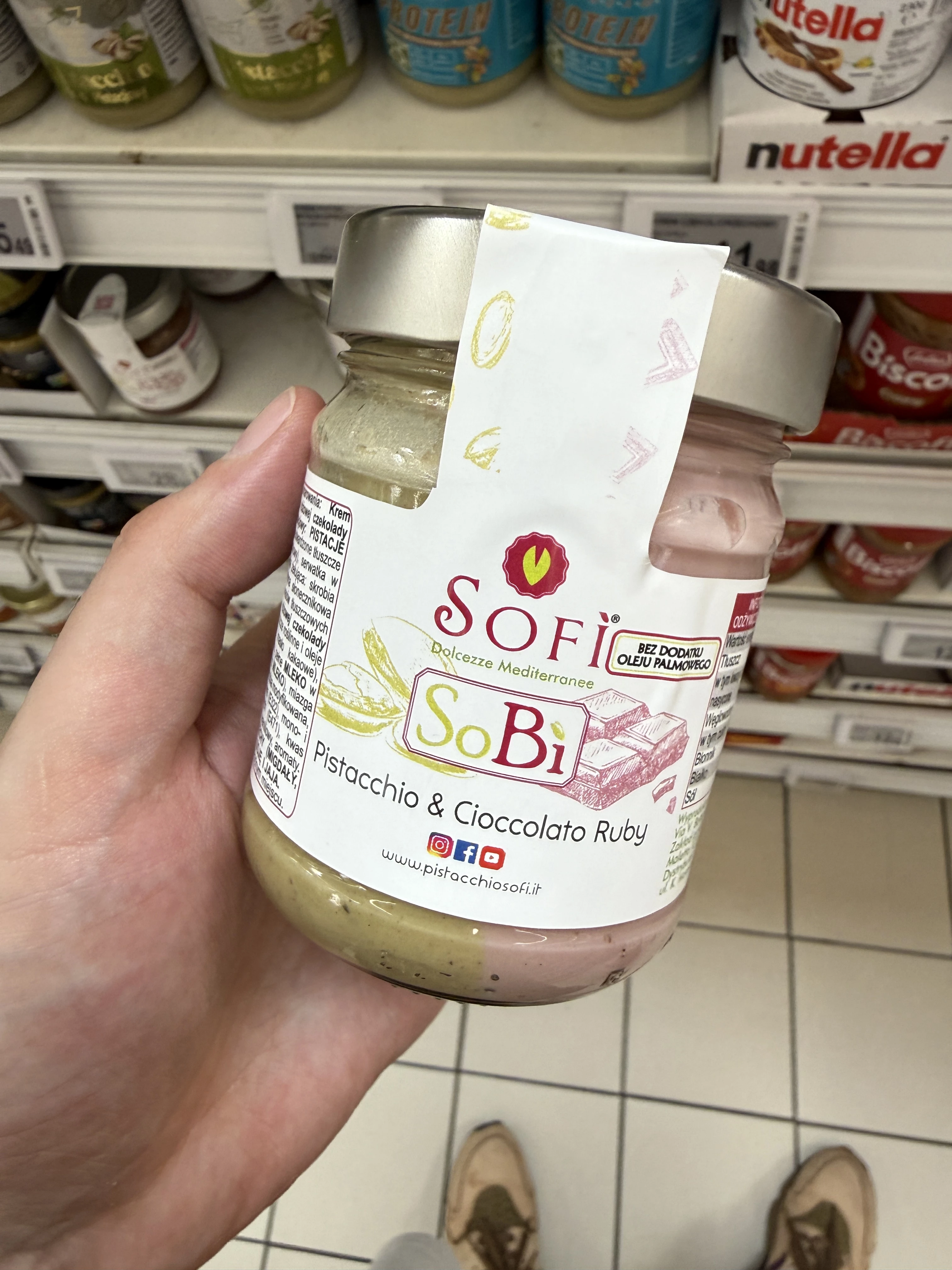 Sofi SoBi Pistacchio & Cioccolato Ruby | 200g