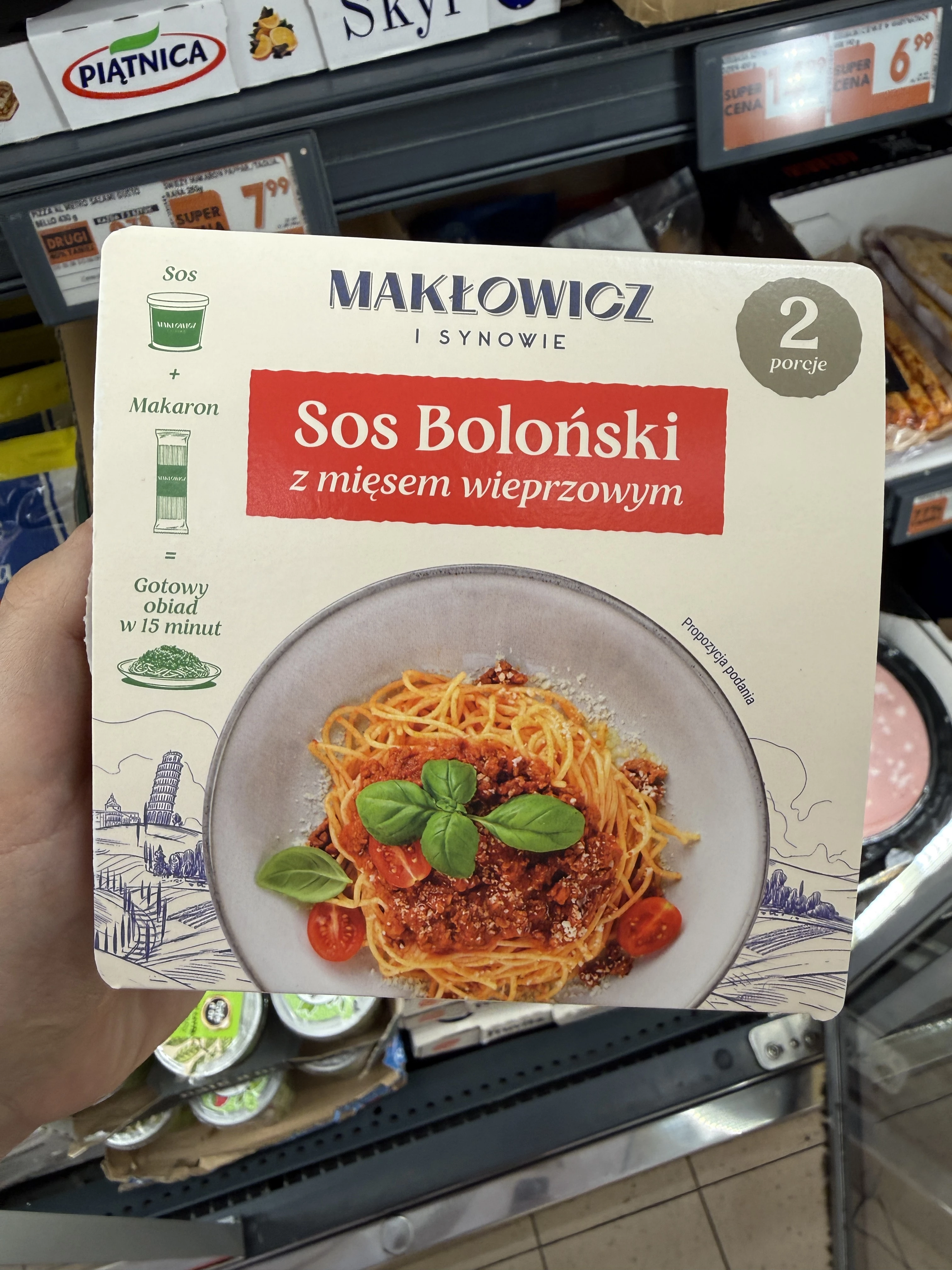 Makłowicz i Synowie Sos Boloński z mięsem wieprzowym | 450g