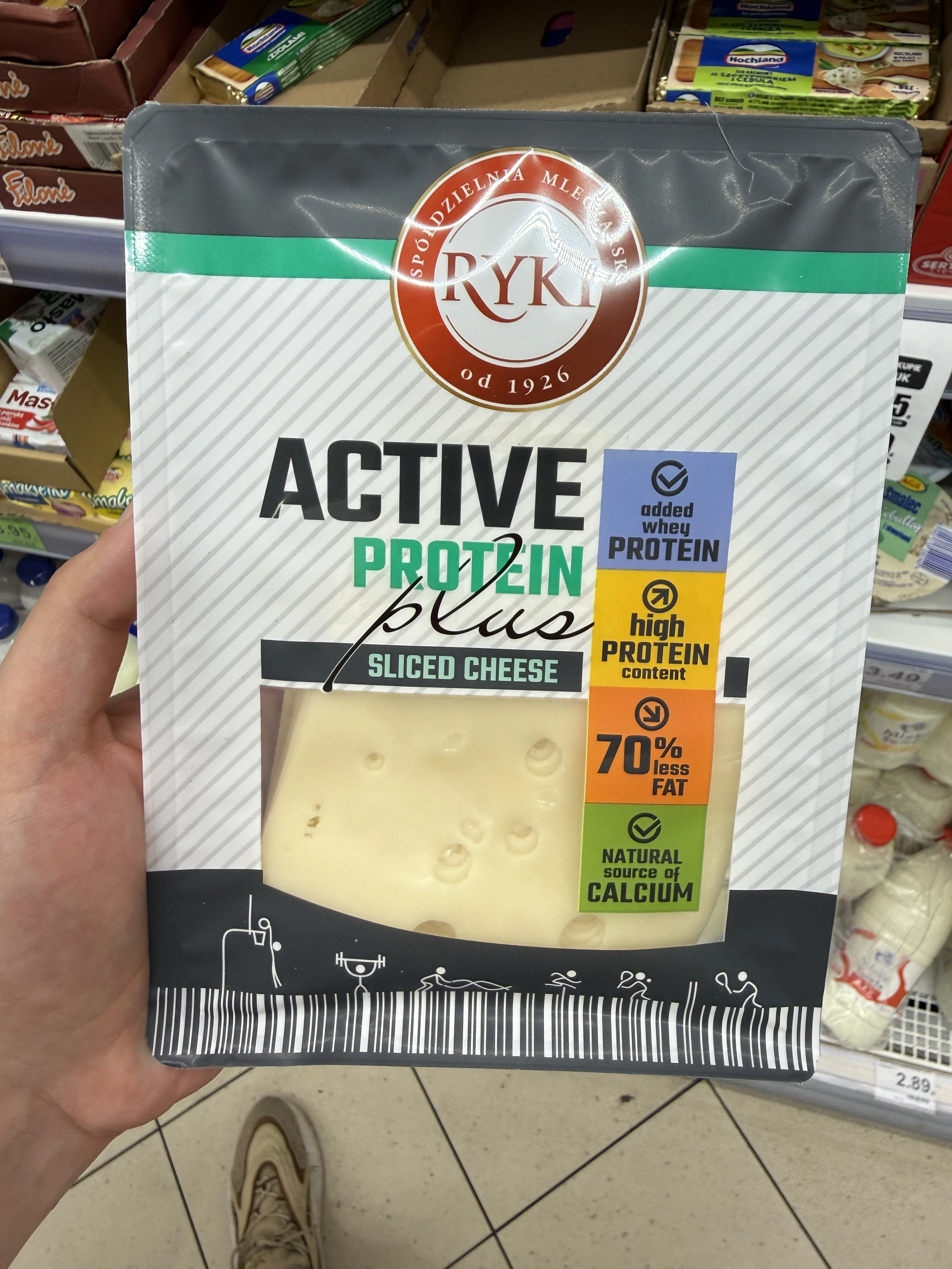 Ryki Active Protein Plus ser w plastrach | 135g
