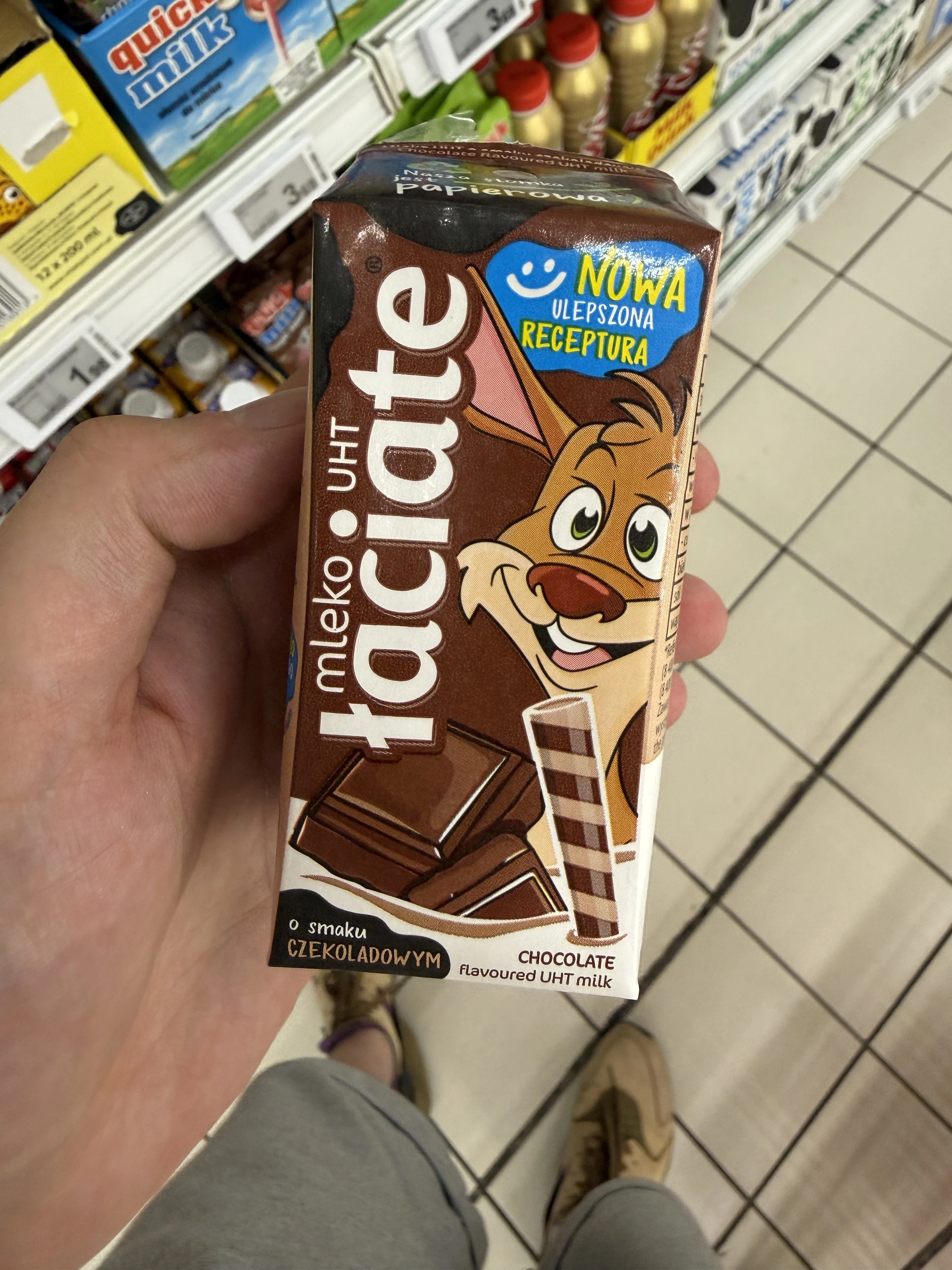 Łaciate mleko czekoladowe UHT | 200ml