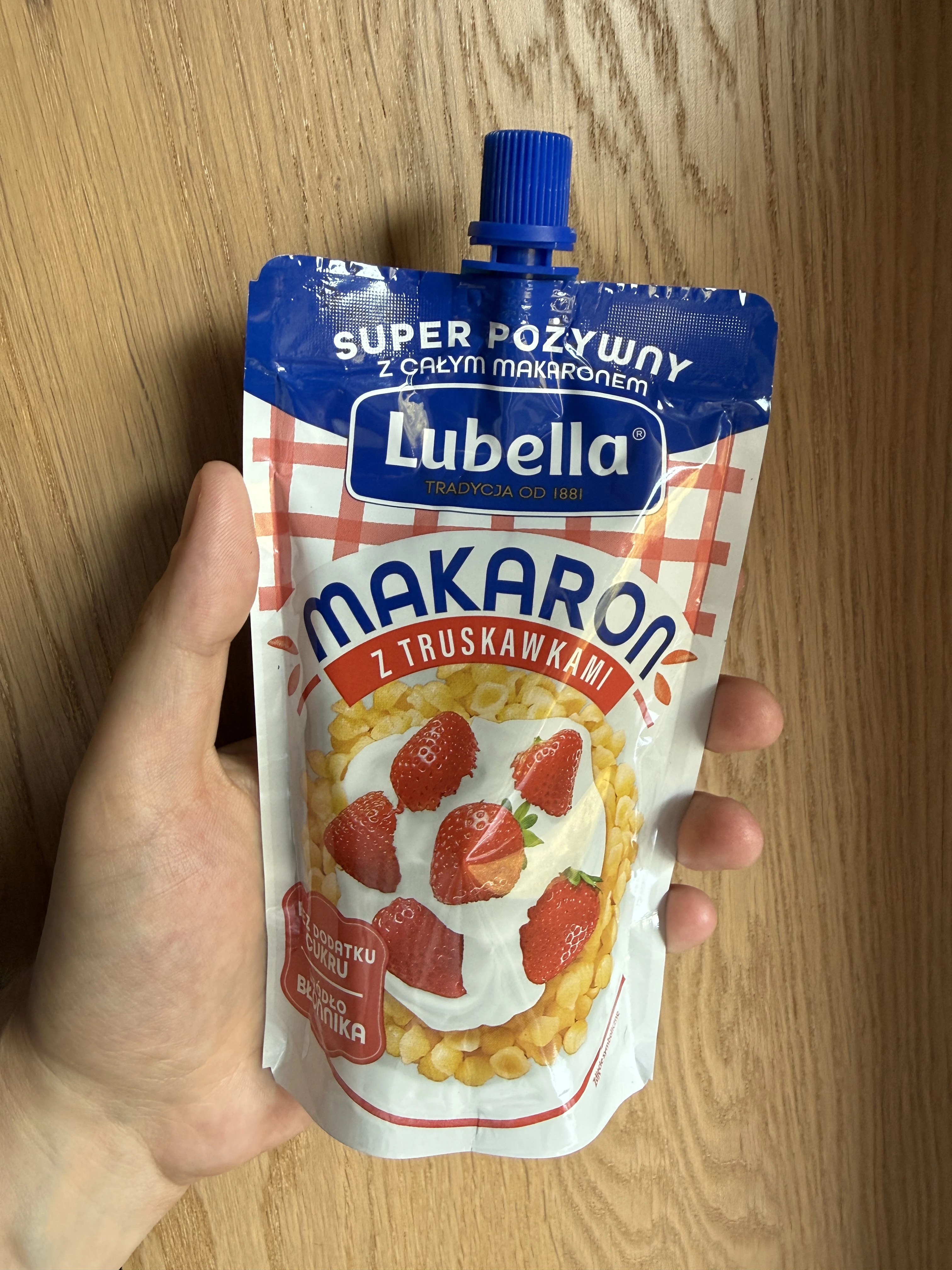 Lubella makaron z truskawkami | 170g