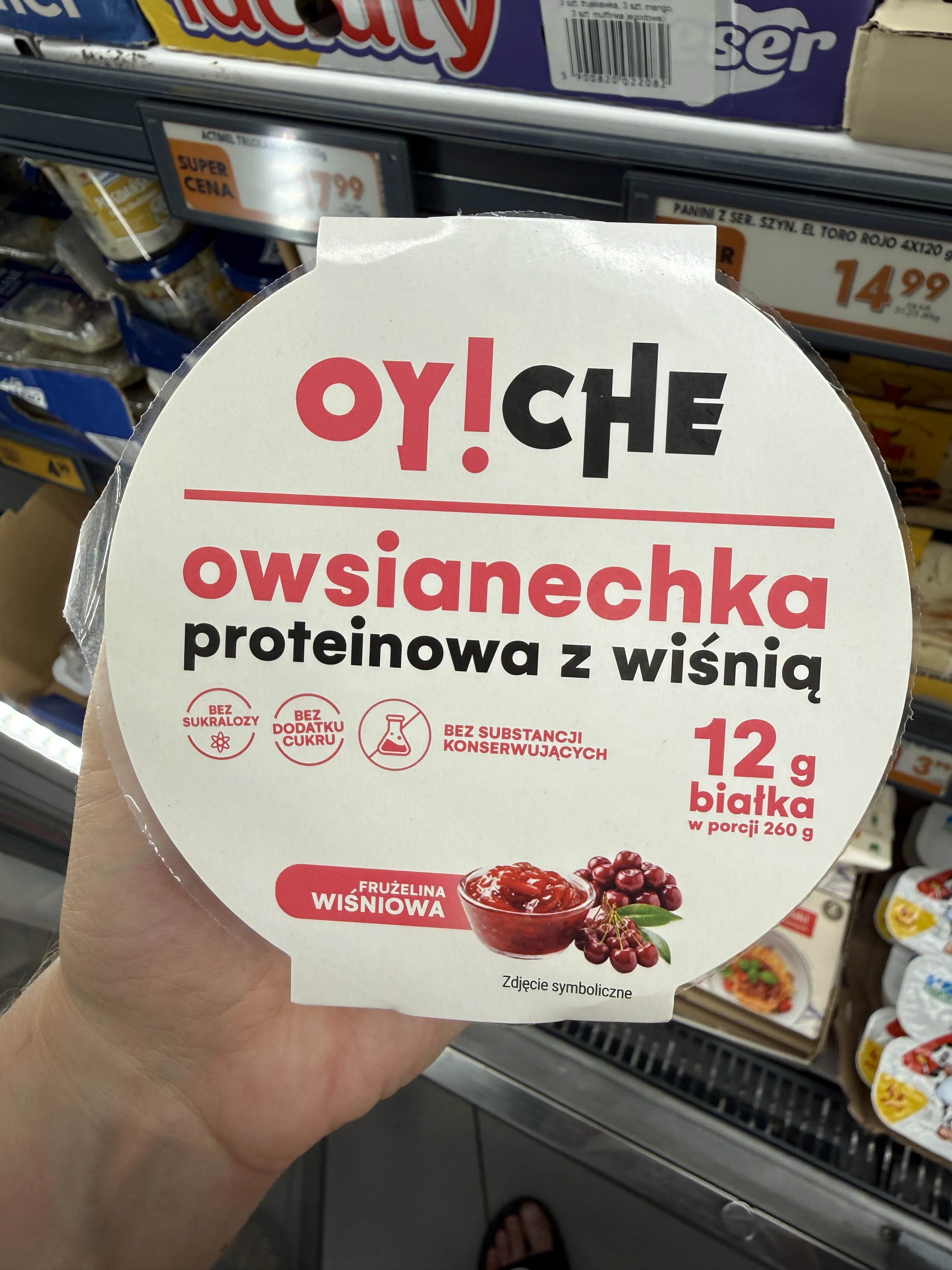 Oy!che Owsianechka proteinowa z wiśnią | 260g
