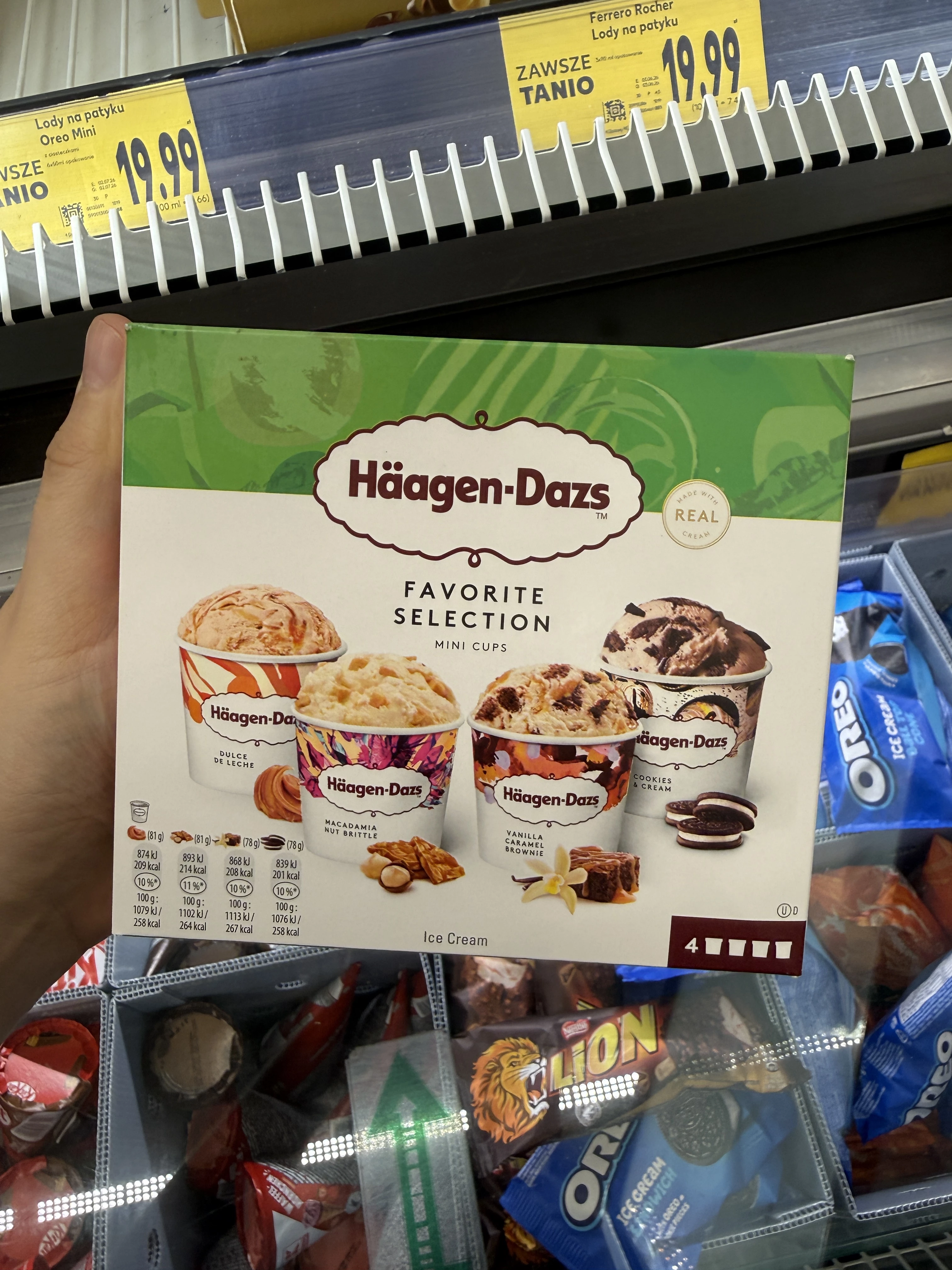 Häagen-Dazs Favorite Selection Mini Cups | 380ml / 318g
