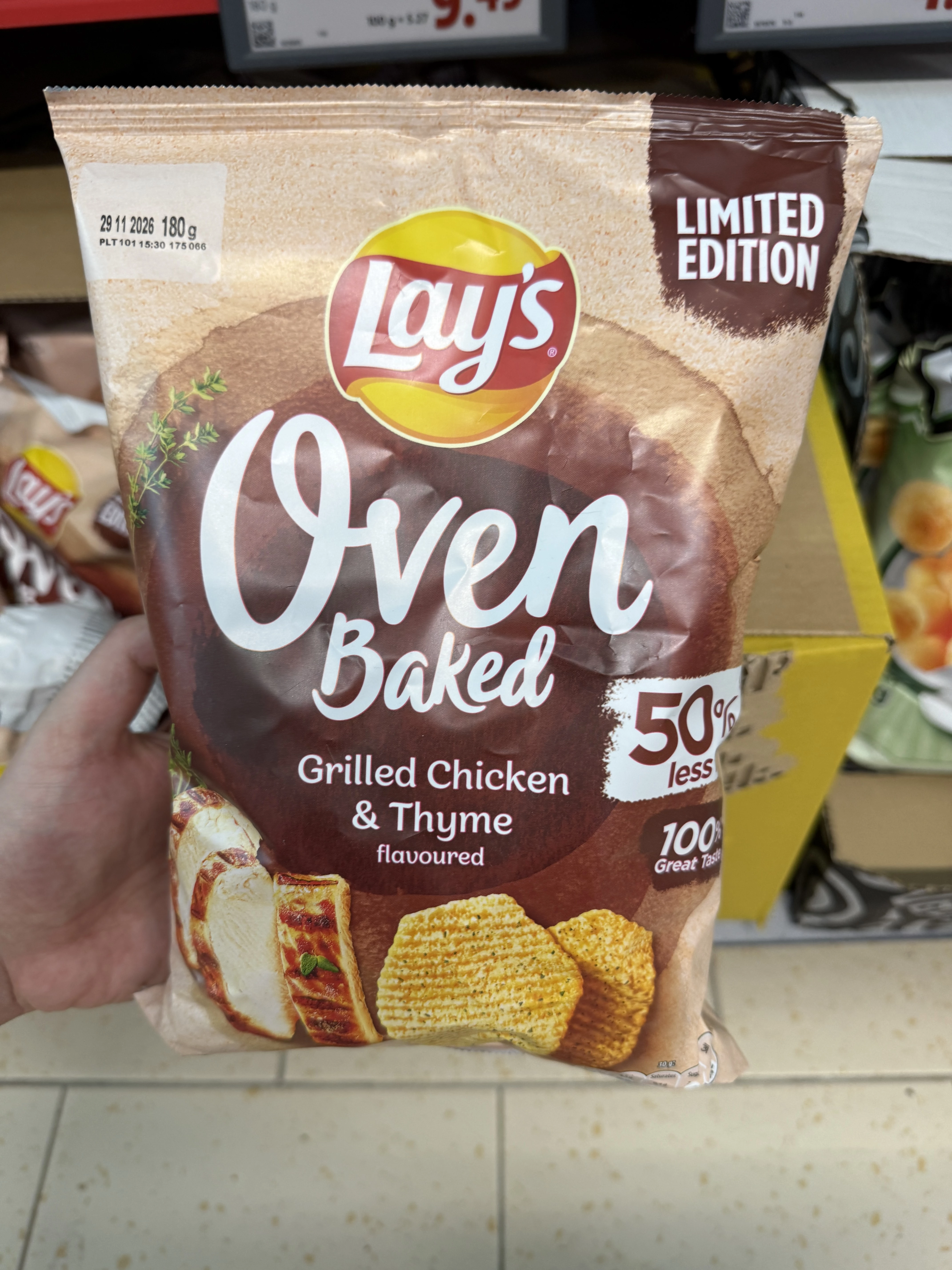 Lay’s Oven Baked Grilled Chicken & Thyme | 180g