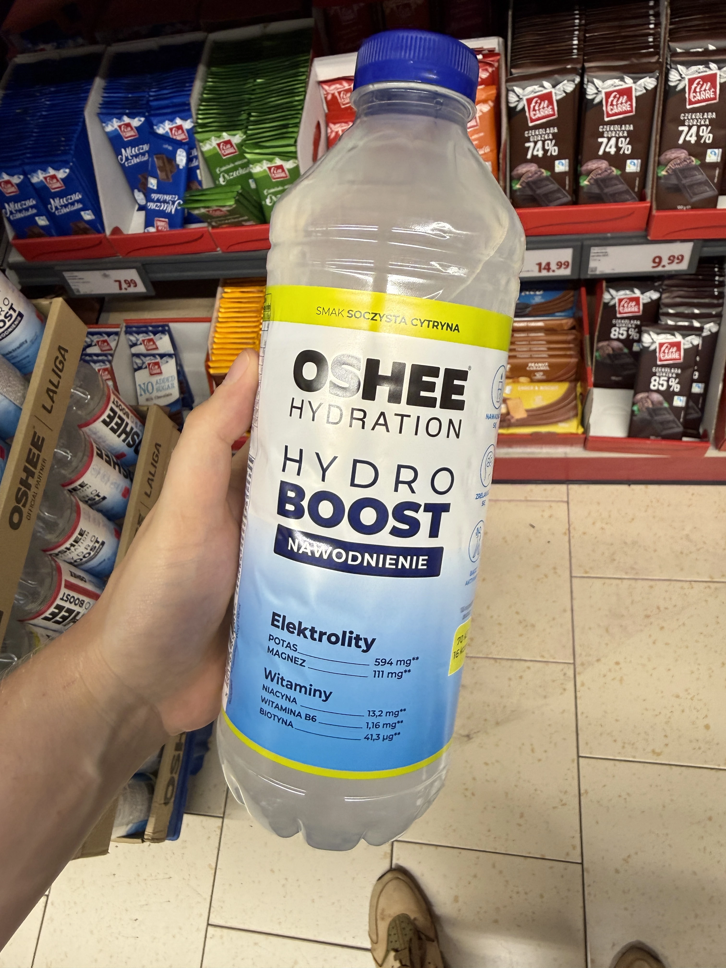 OSHEE Hydro Boost Nawodnienie Soczysta Cytryna | 1100ml