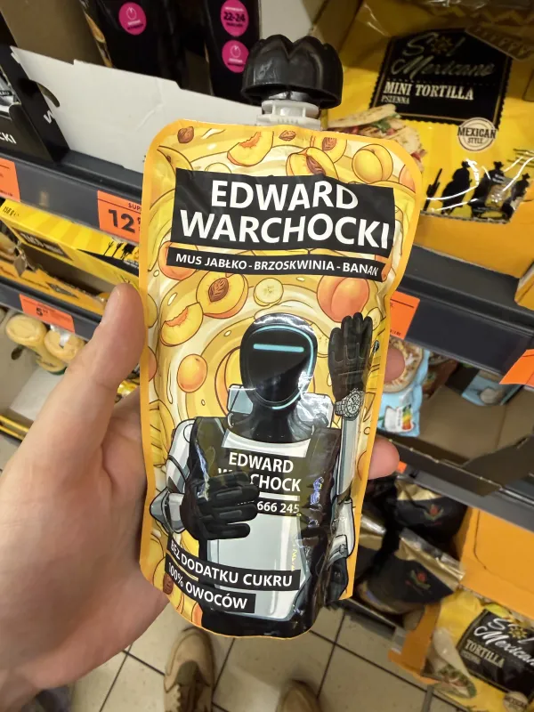 Edward Warchocki Mus jabłko brzoskwinia banan | 200g