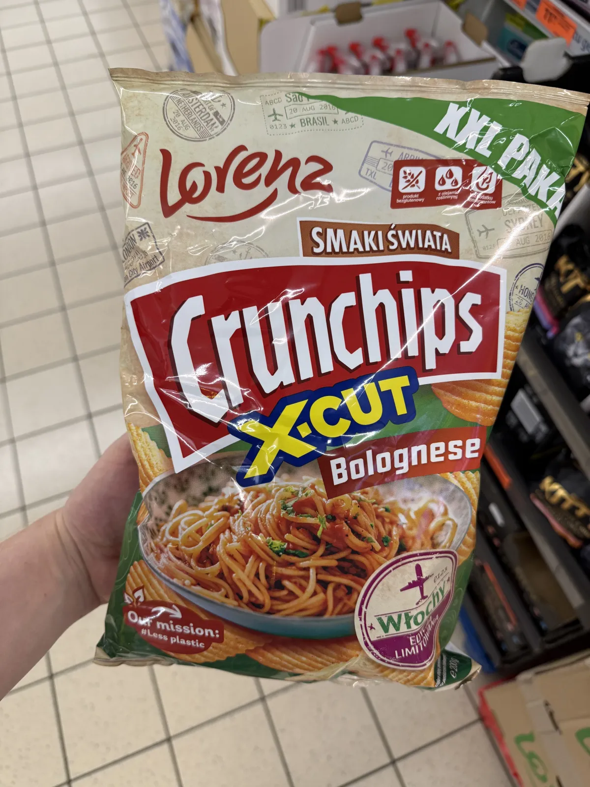 Crunchips X-Cut Bolognese Smaki Świata Edycja Limitowana Włochy | 200g