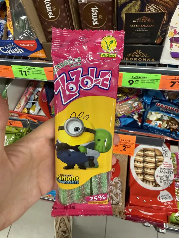 Zozole Hello Żelo Żelki Arbuzowe Minions Monsters | 75g