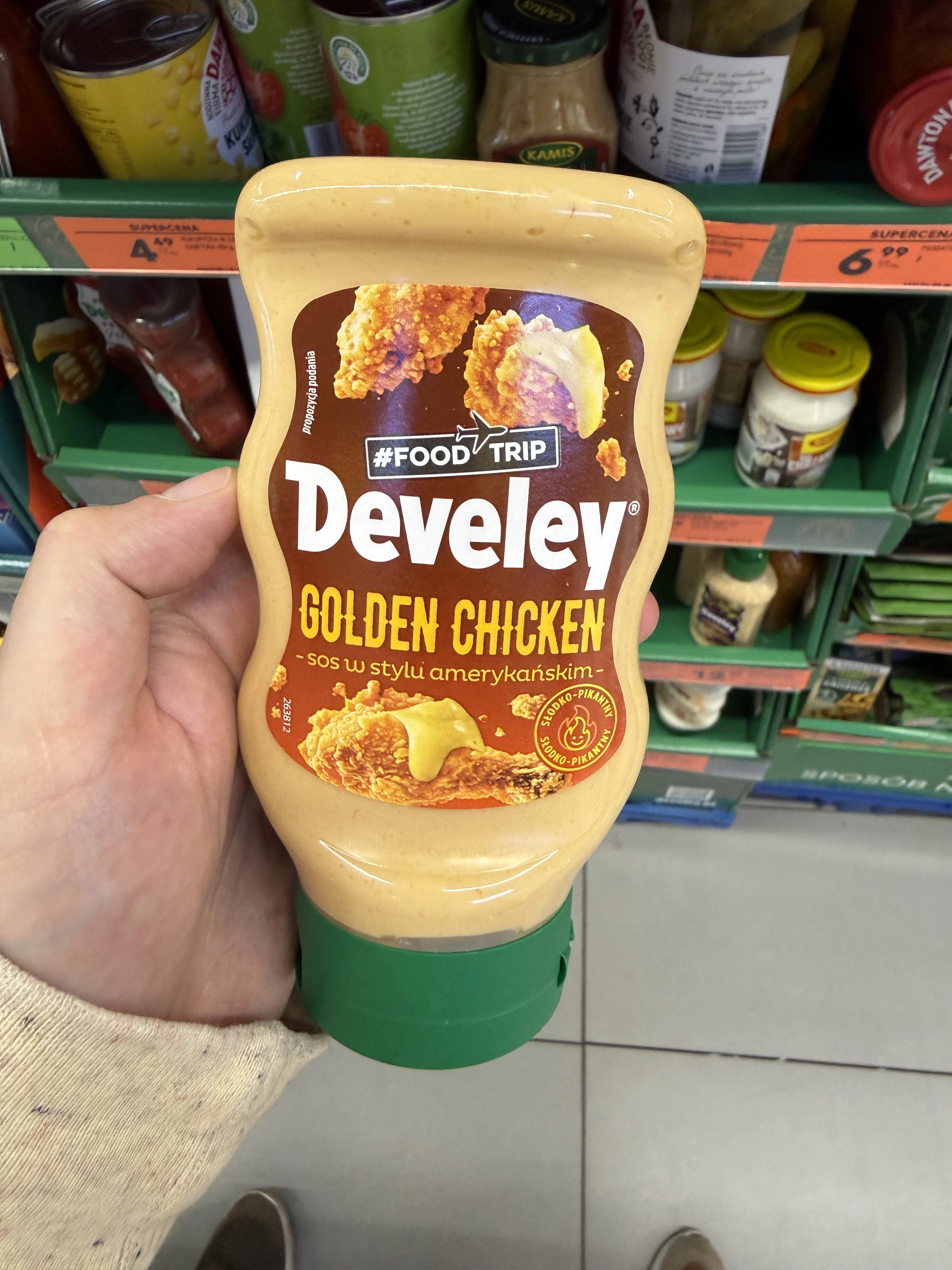 Develey Sos Golden Chicken – sos w stylu amerykańskim | 315g / 332g