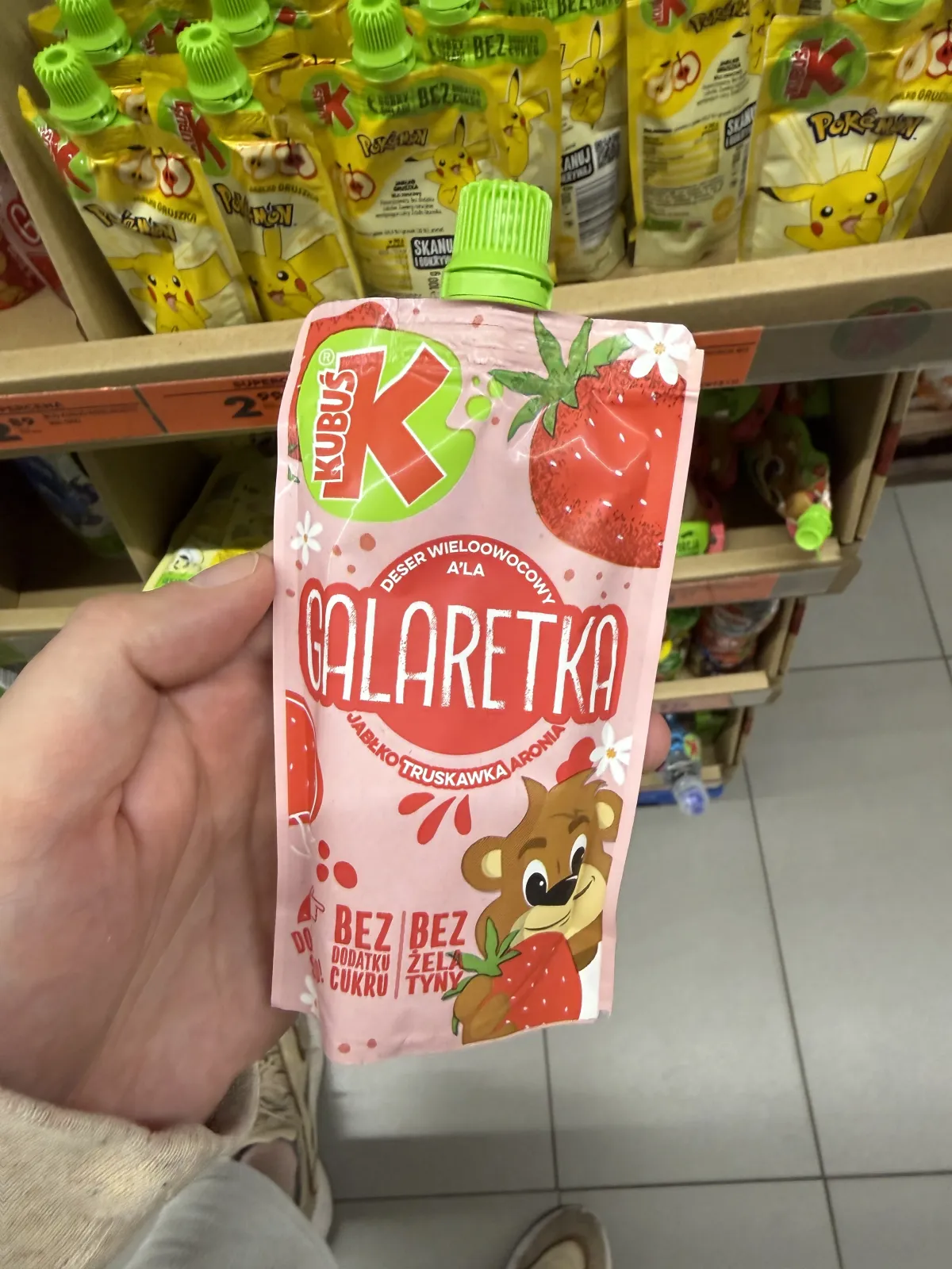 Kubuś Deser a’la Galaretka jabłko-truskawka-aronia | 100g