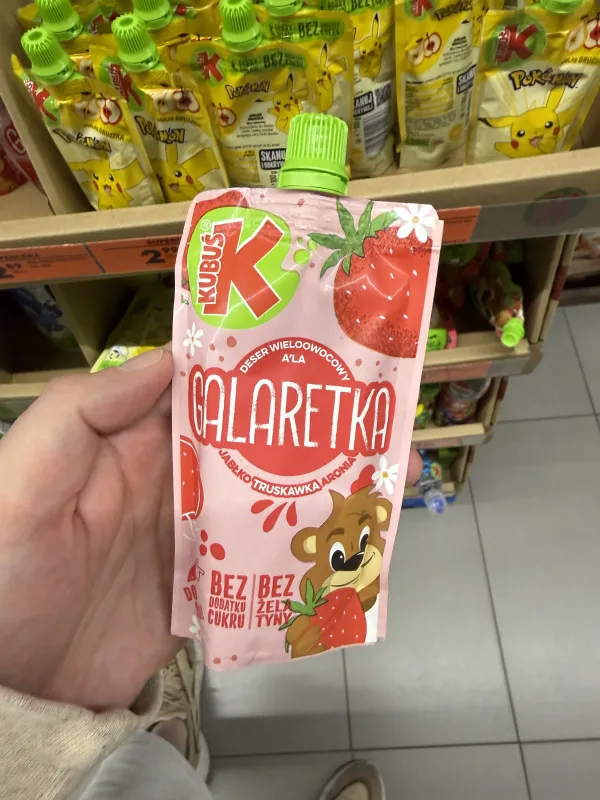Kubuś Deser a’la Galaretka jabłko-truskawka-aronia | 100g