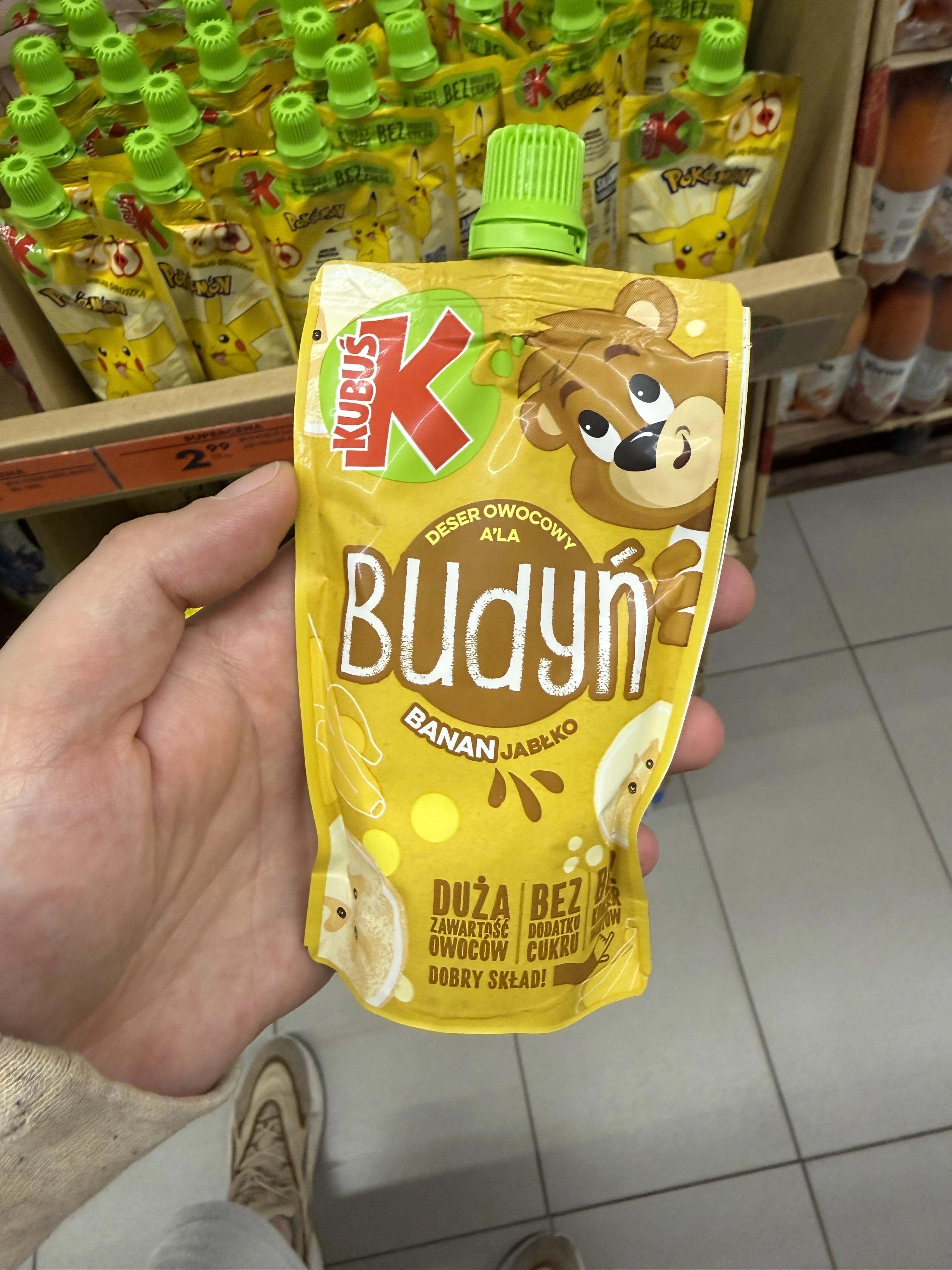 Kubuś Baby Deser owocowy typu budyń Banan Jabłko | 100g