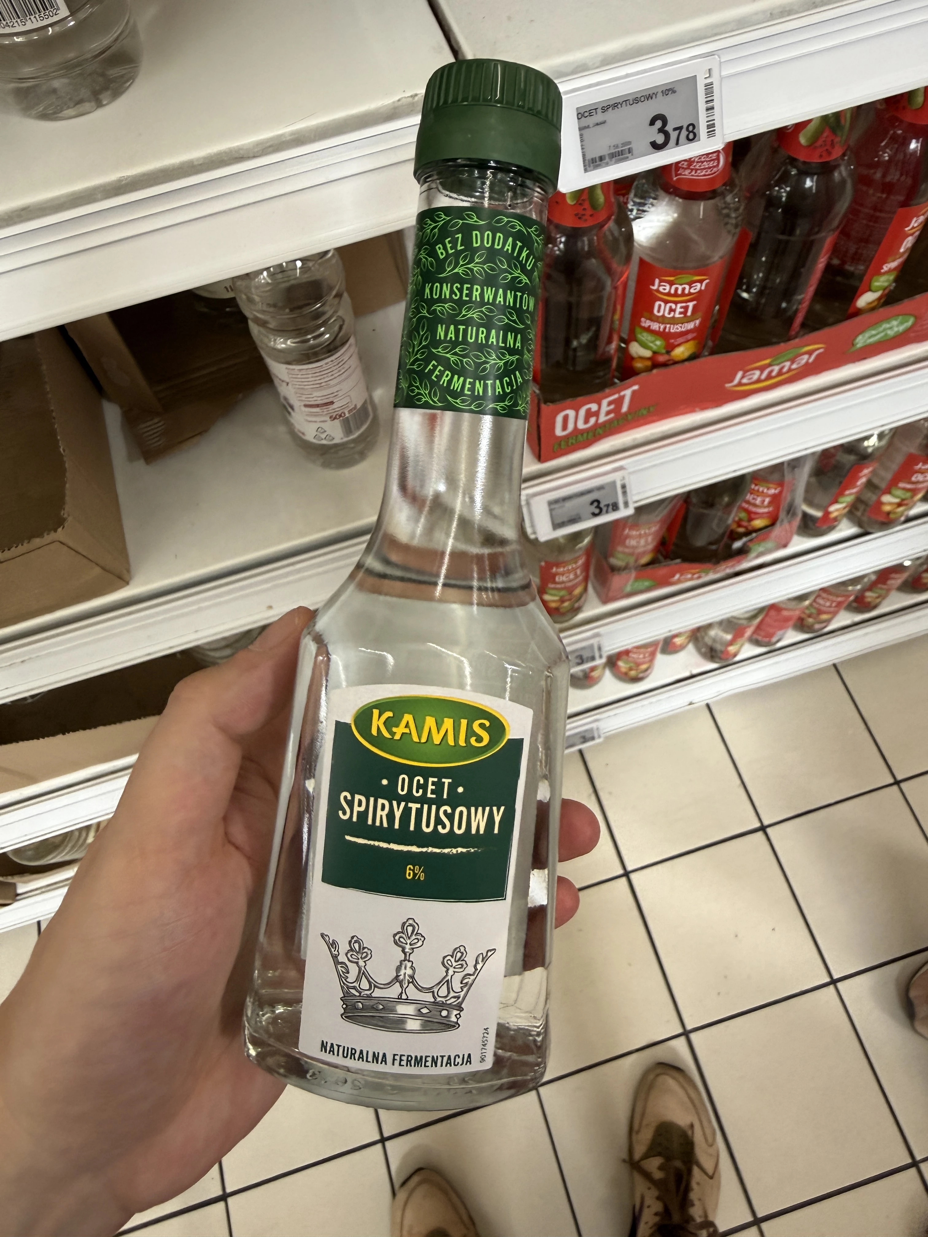 Kamis Ocet Spirytusowy 6% | 250ml