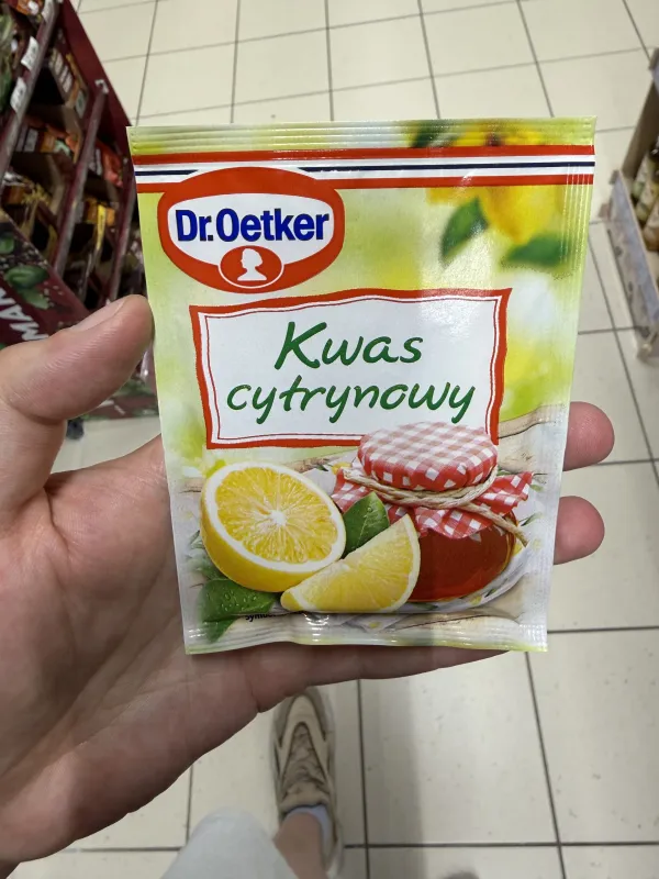 Dr. Oetker Kwas cytrynowy | 20g