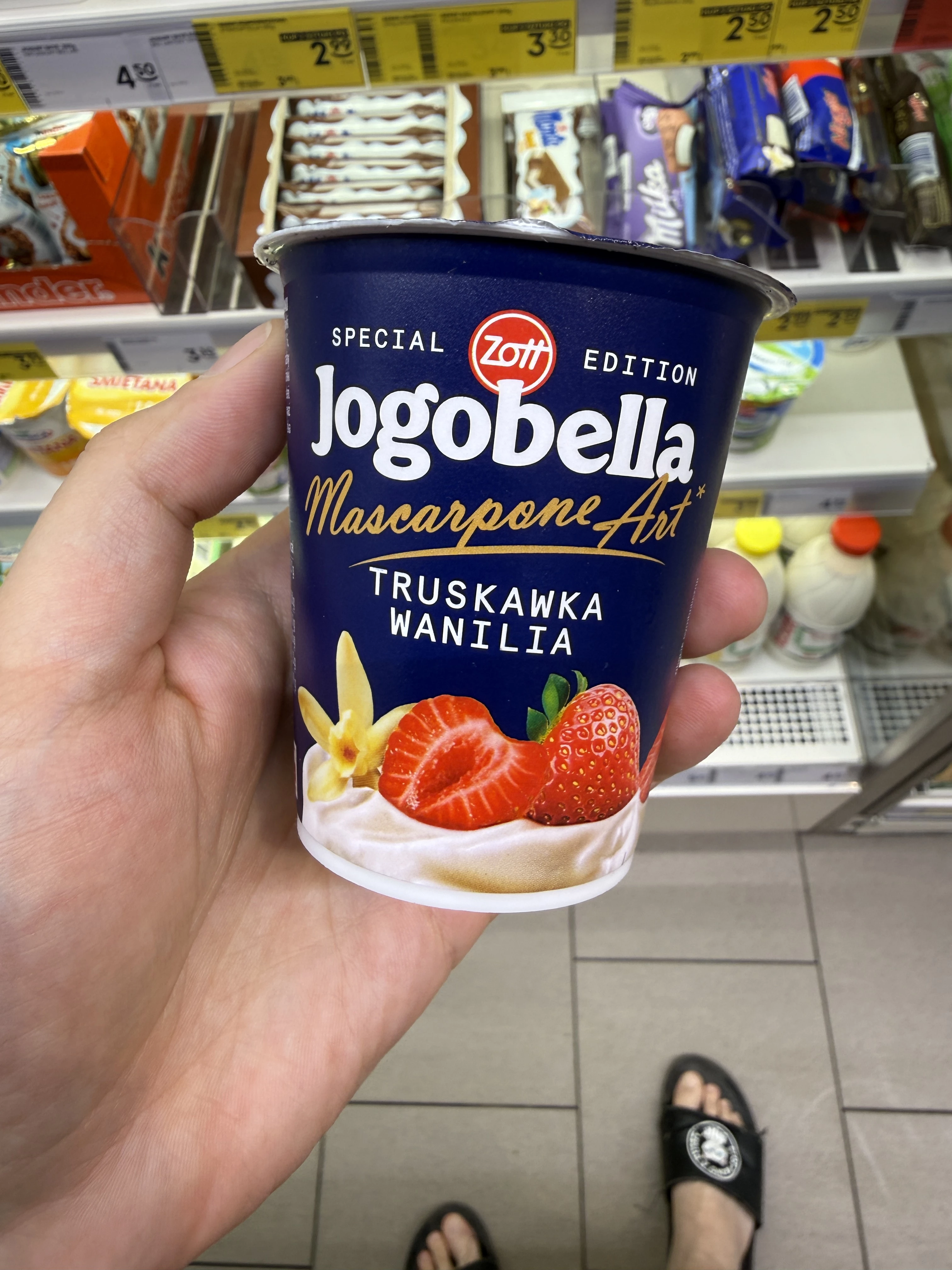 Jogobella Mascarpone Art Truskawka Wanilia | 150g