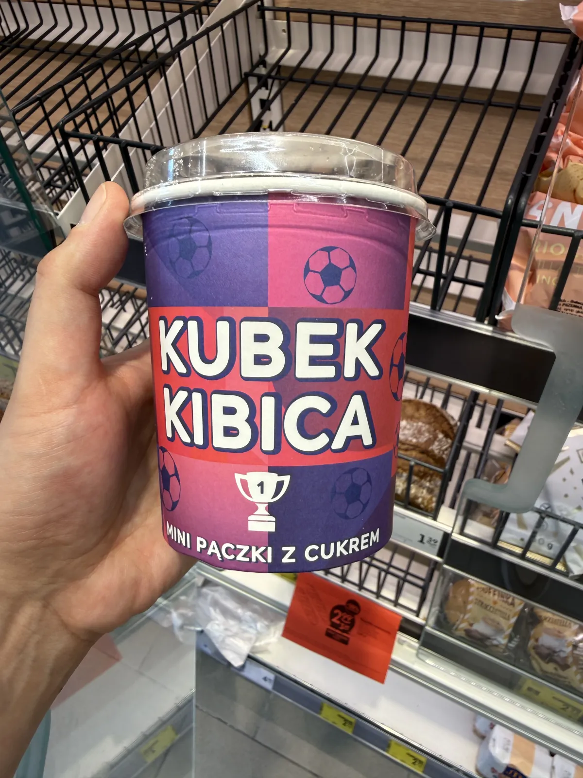 Kubek Kibica mini pączki z cukrem FIFA World Cup 2026 | 80g