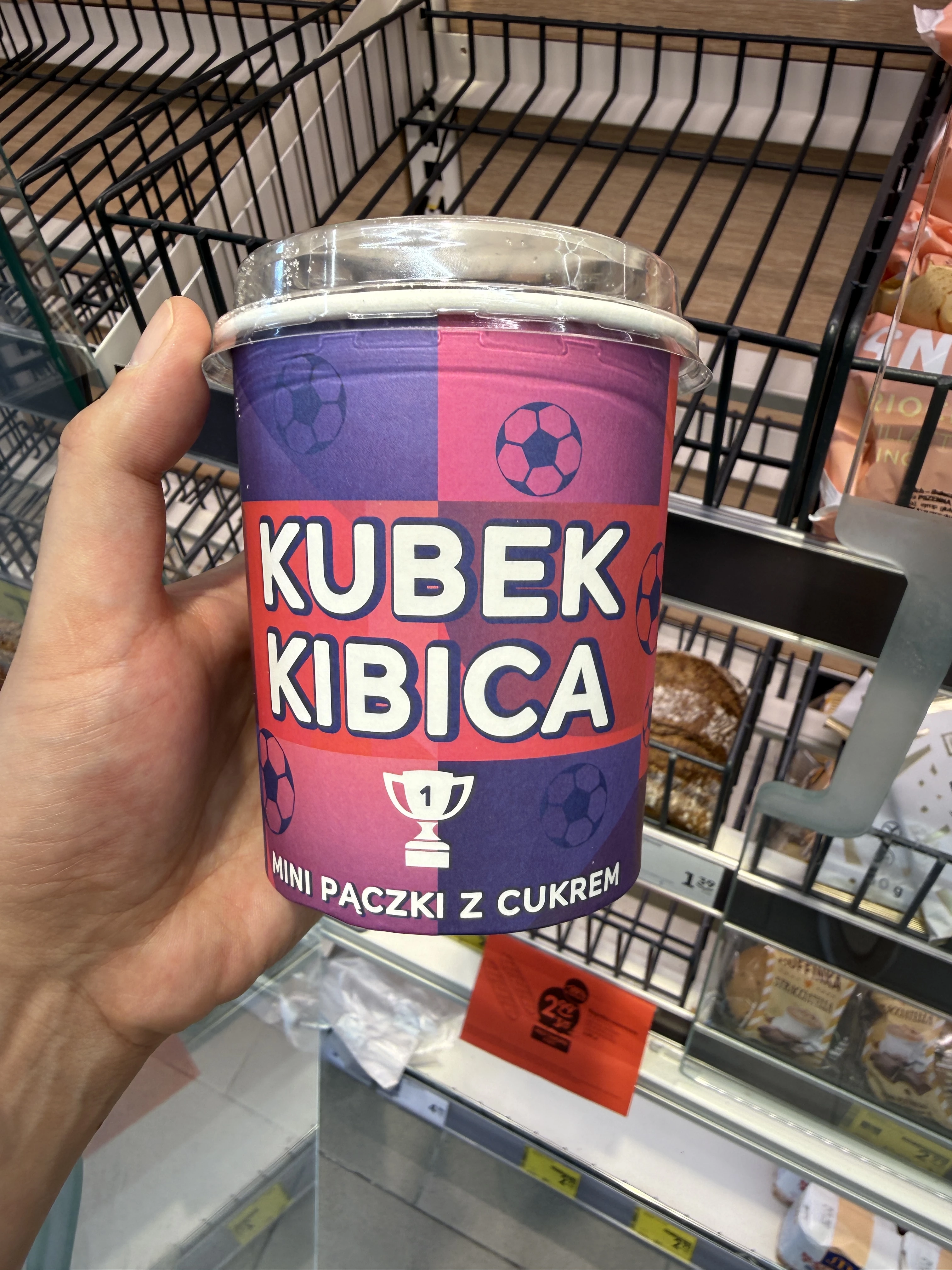 Kubek Kibica mini pączki z cukrem FIFA World Cup 2026 | 80g