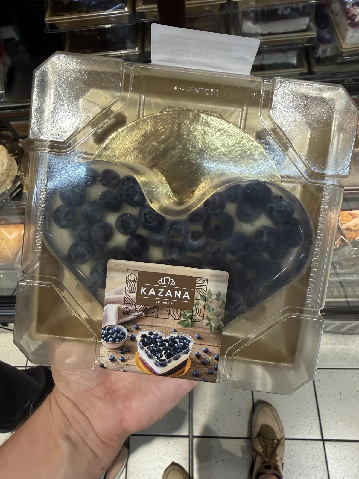 Kazana Sernik na zimno z borówkami | 370g