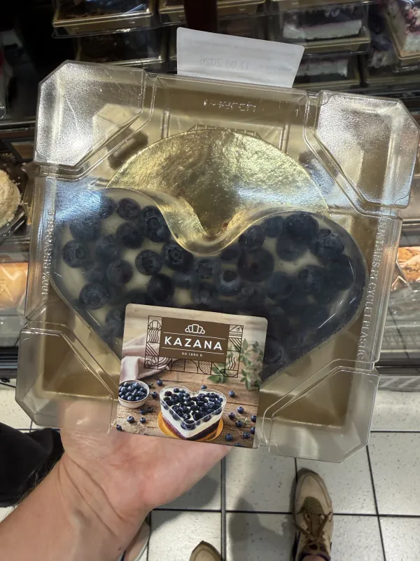 Kazana Sernik na zimno z borówkami | 370g